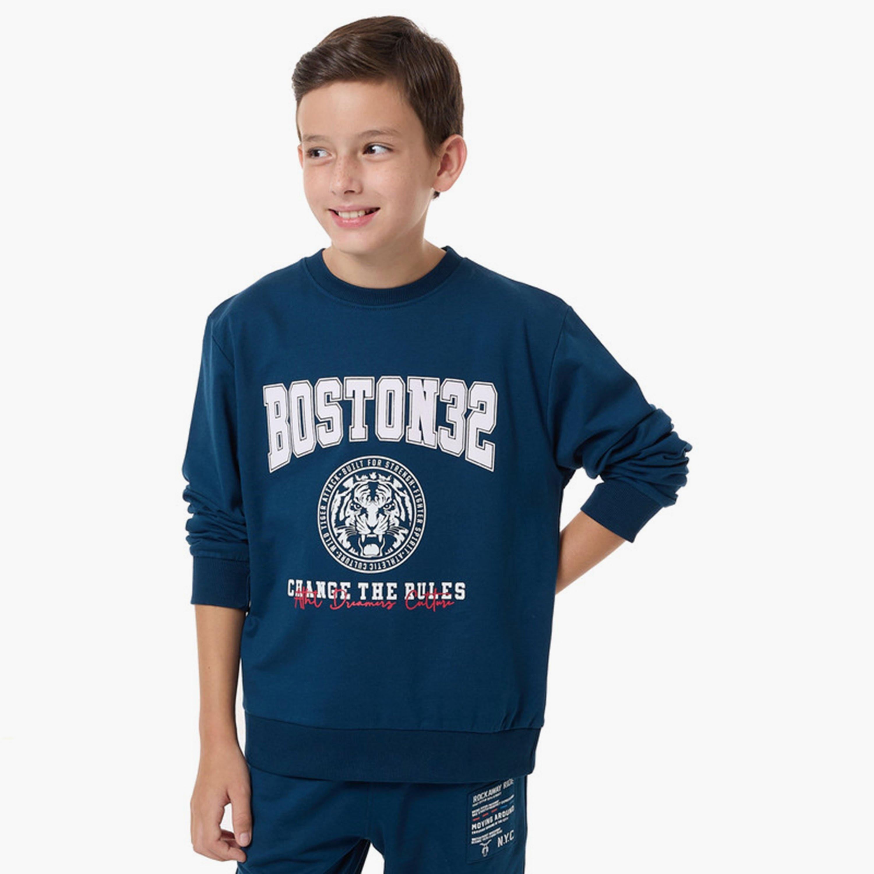 Victor and Jane Printed Long Sleeves Sweatshirt-boys-clothing-sweatshirts-image-1
