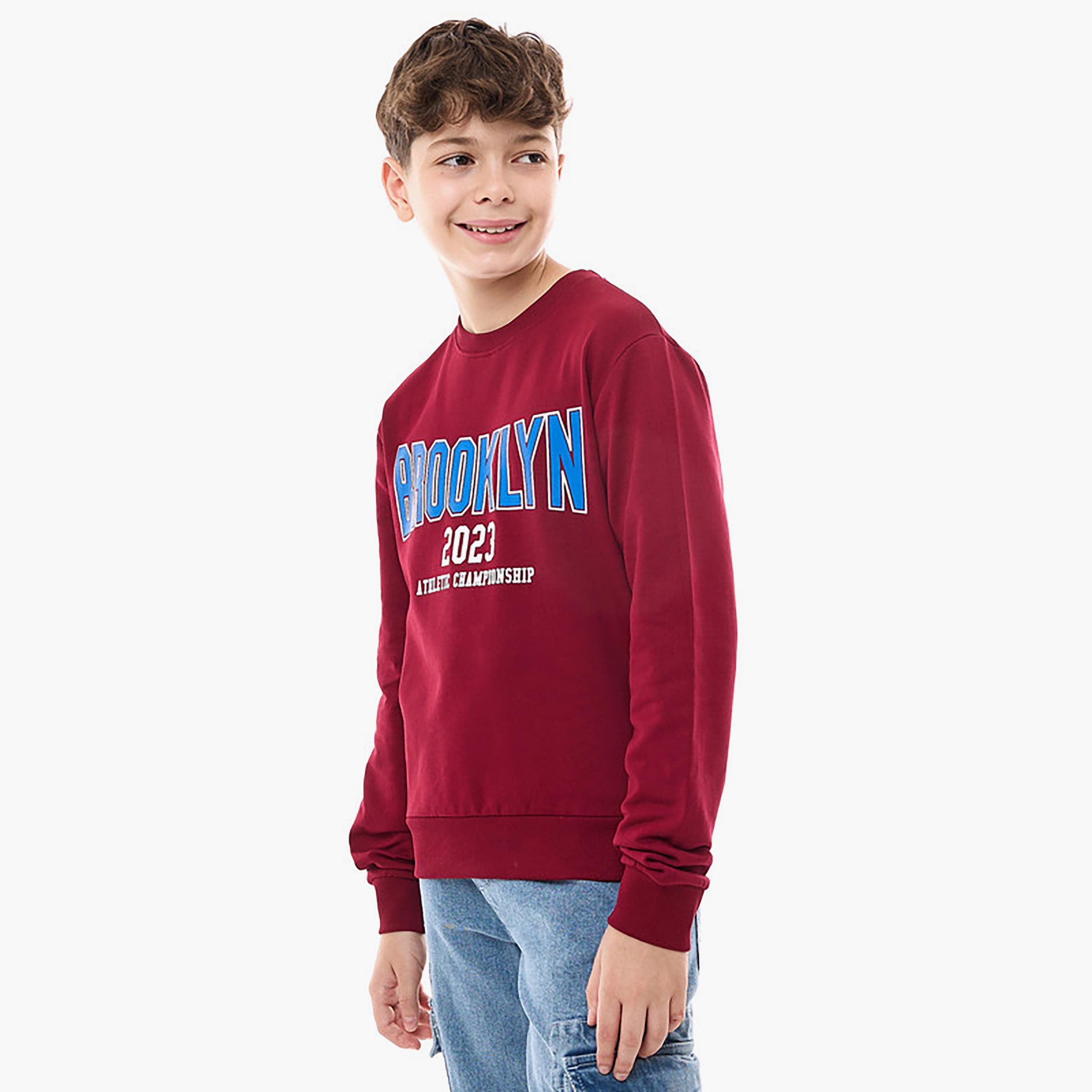 Victor and Jane Printed Long Sleeves Sweatshirt-boys-clothing-sweatshirts-image-2