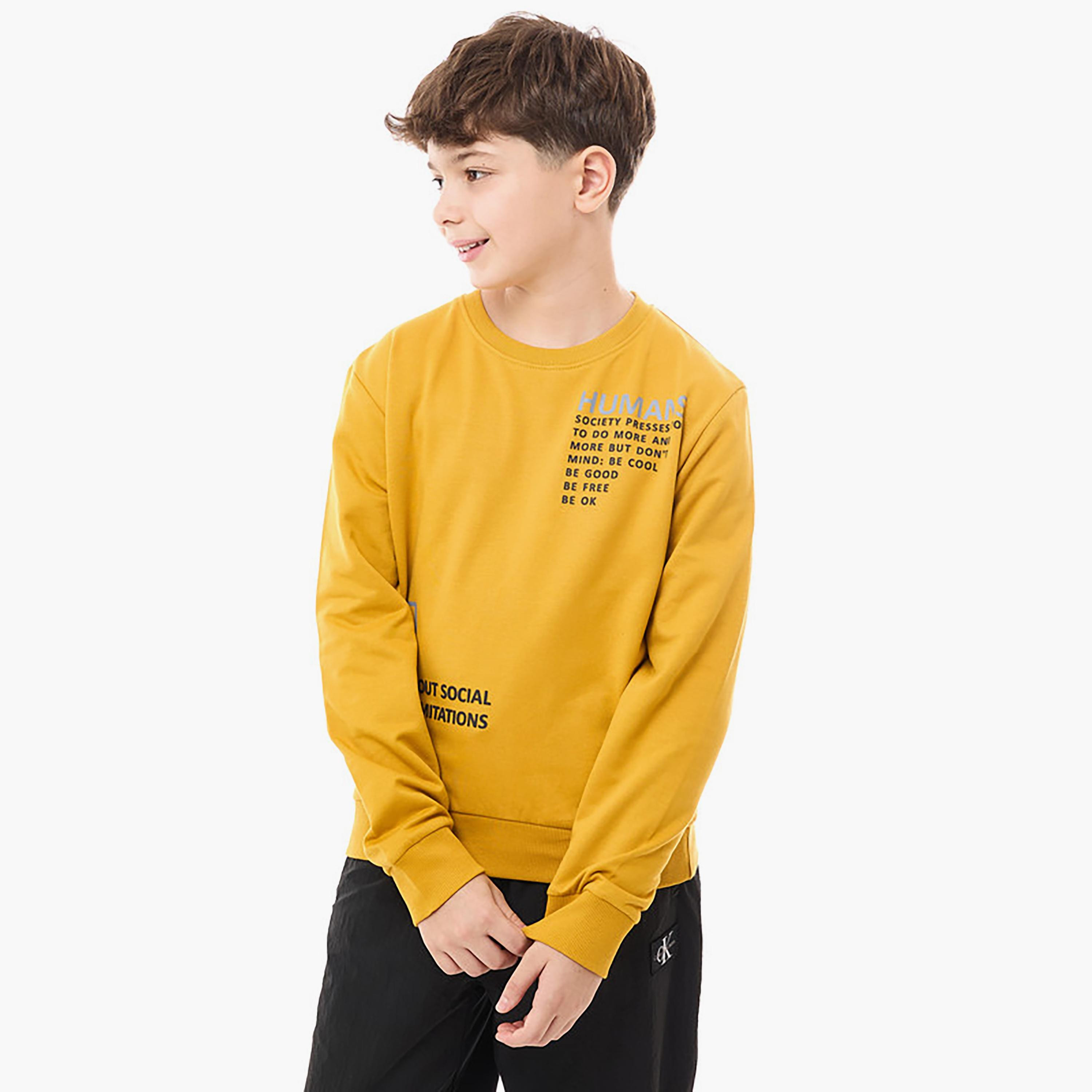 Victor and Jane Printed Long Sleeves Sweatshirt-boys-clothing-sweatshirts-image-1