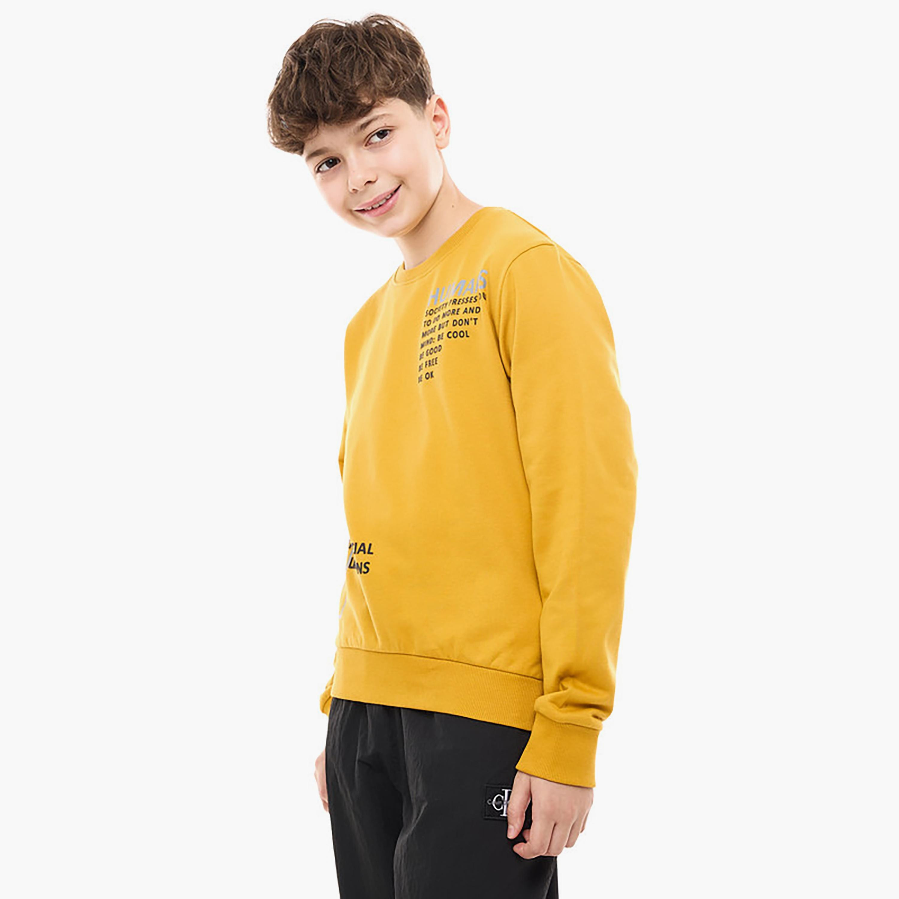 Victor and Jane Printed Long Sleeves Sweatshirt-boys-clothing-sweatshirts-image-2