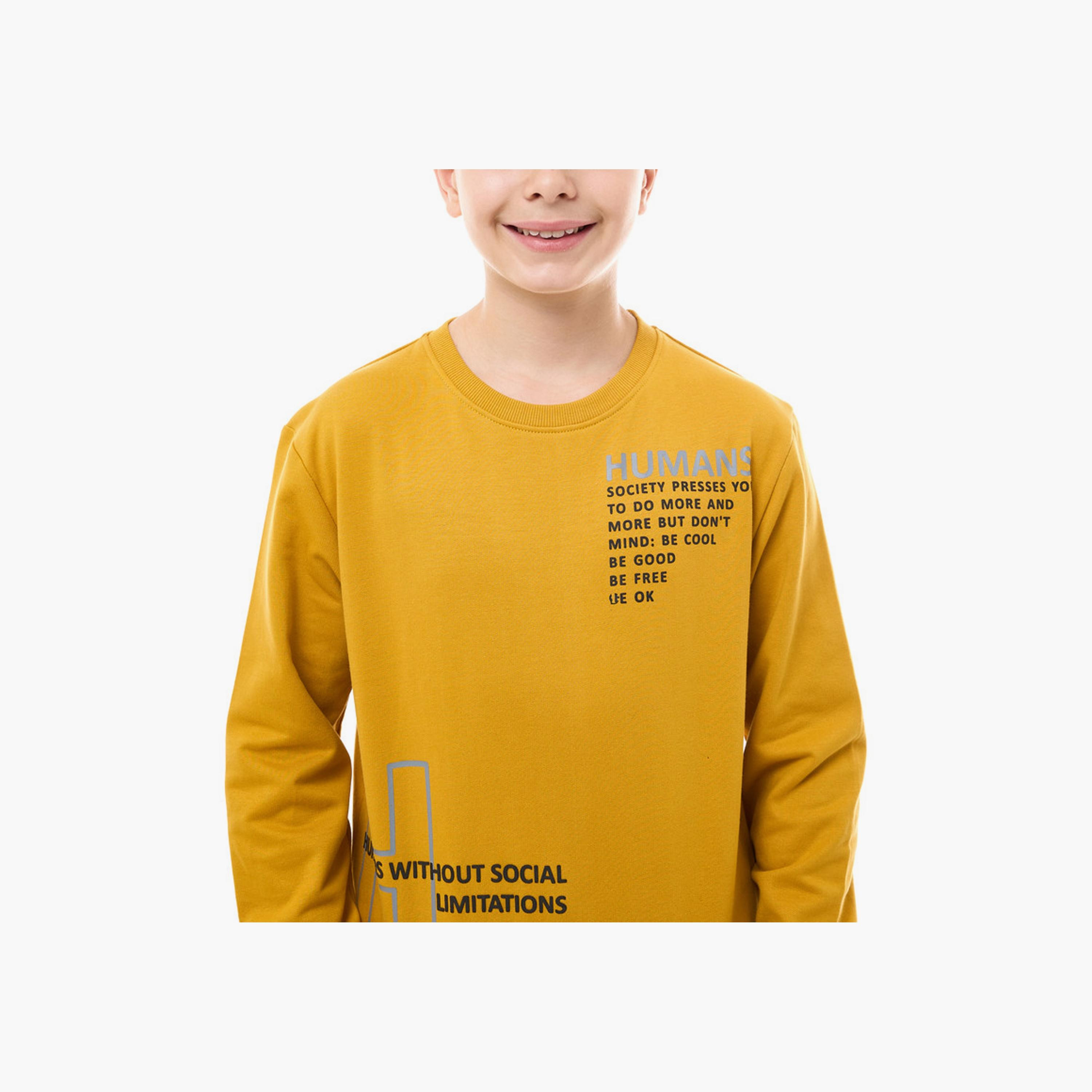 سويت شيرت بأكمام طويلة مطبوع من فيكتور اند جين-boys-clothing-sweatshirts-image-2