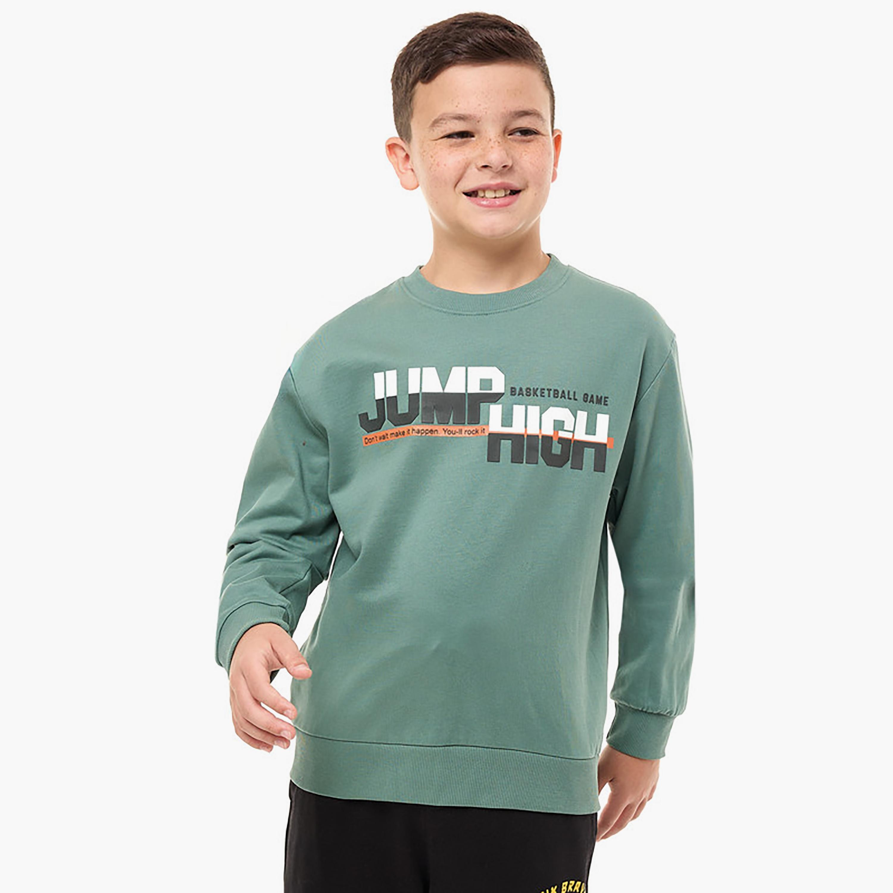 Victor and Jane Printed Long Sleeves Sweatshirt-boys-clothing-sweatshirts-image-1
