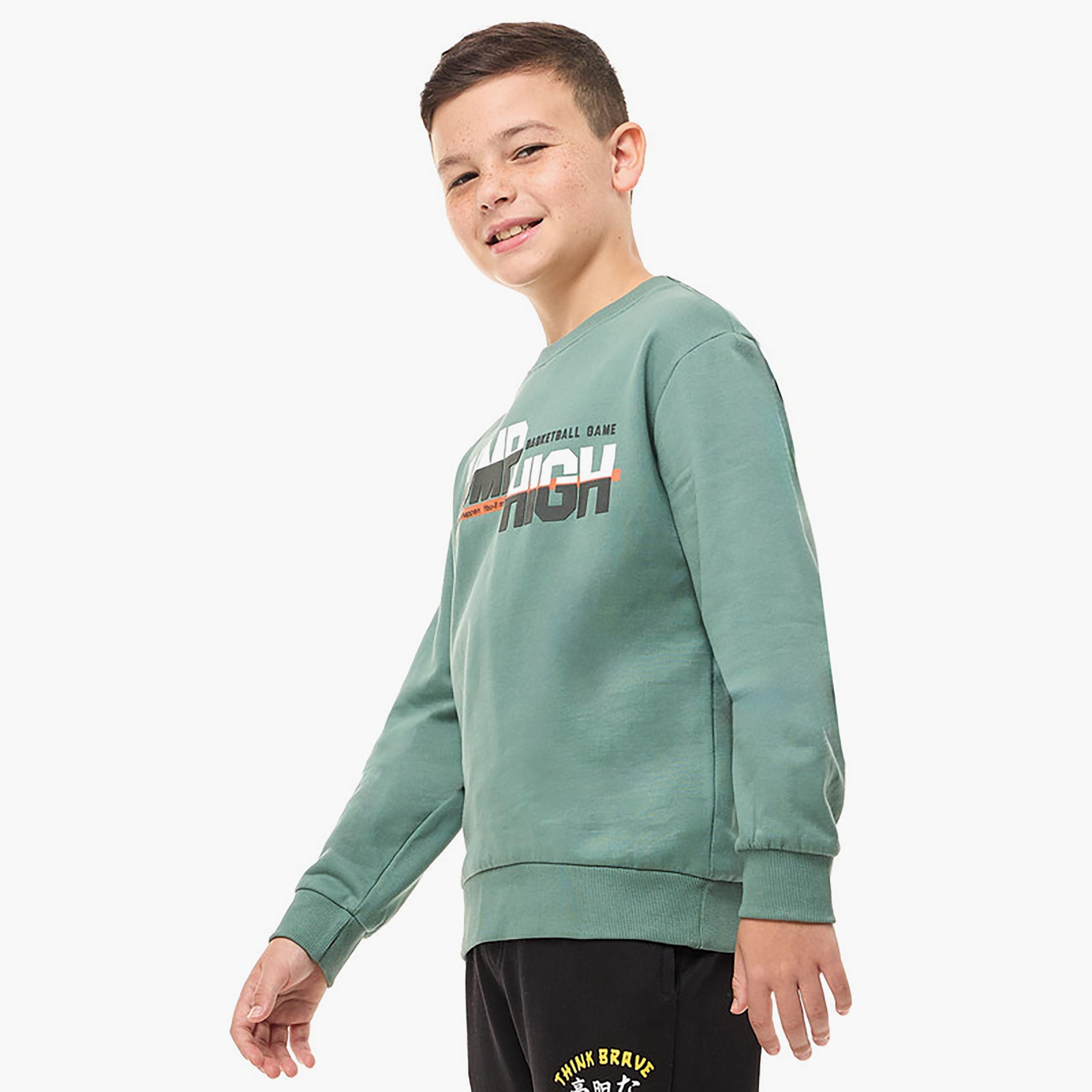Victor and Jane Printed Long Sleeves Sweatshirt-boys-clothing-sweatshirts-image-2