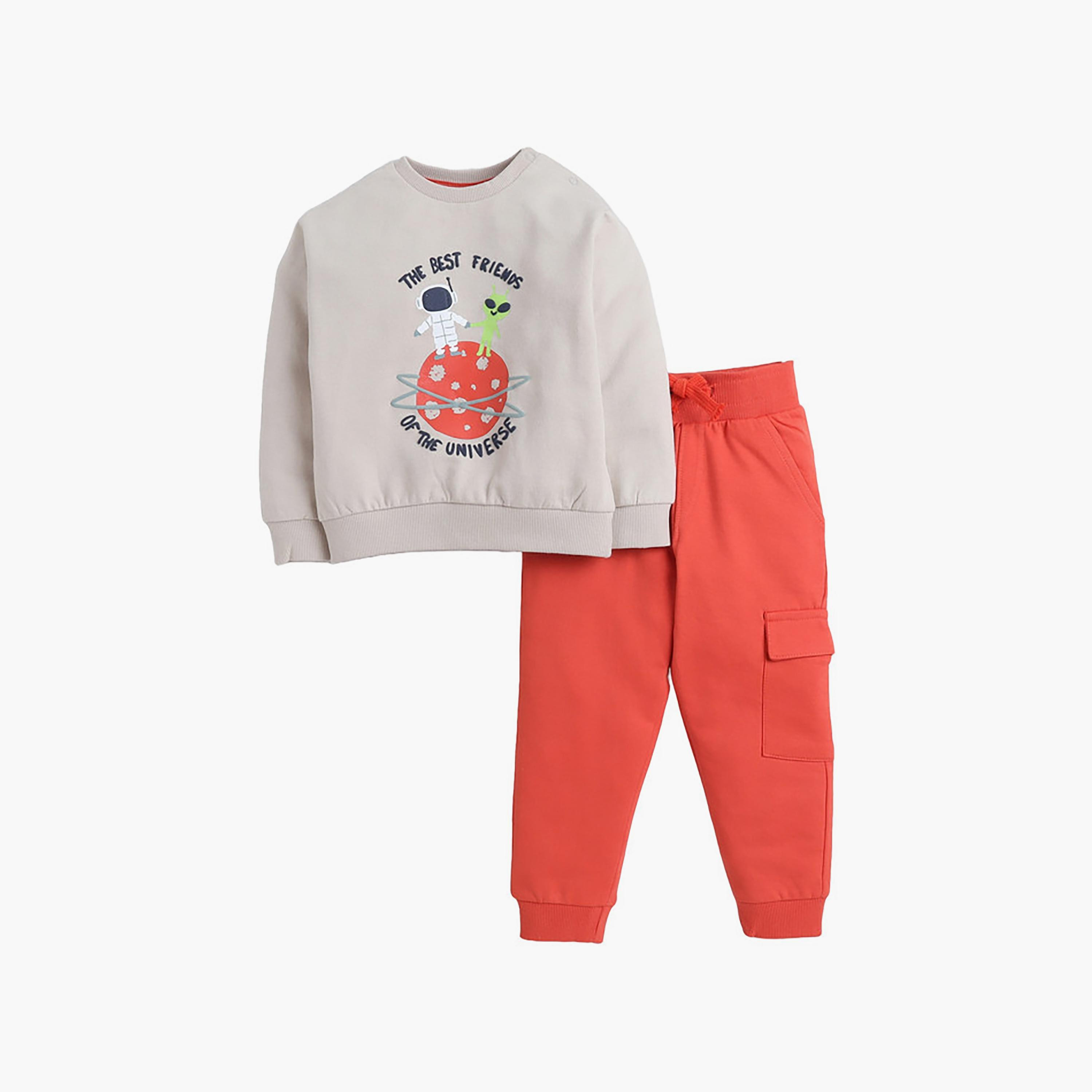 Victor and Jane 2-Piece Printed Long Sleeves Sweatshirt with Joggers-baby-boys-clothing-winterwear-setsandcoords-image-1