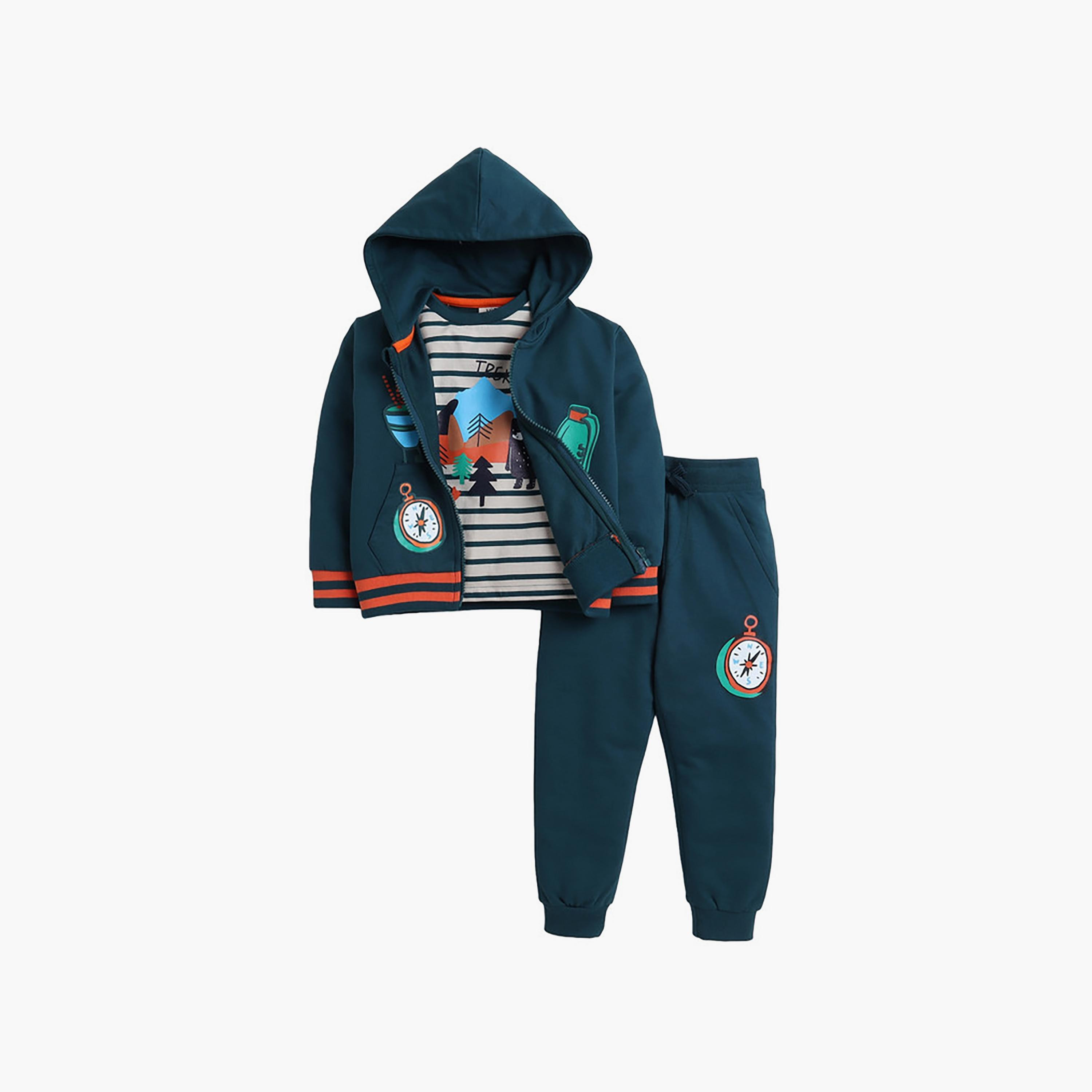 Victor and Jane 3-Piece Printed T-Shirt, Hoodie with Joggers-baby-boys-clothing-winterwear-setsandcoords-image-1
