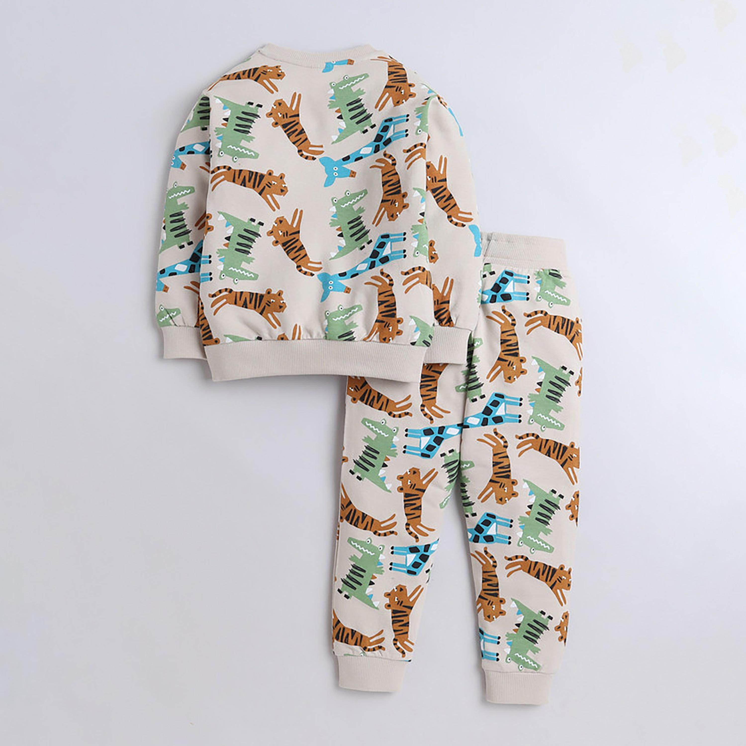 Victor and Jane 2-Piece Printed Long Sleeves Sweatshirt with Joggers-baby-boys-clothing-winterwear-setsandcoords-image-2