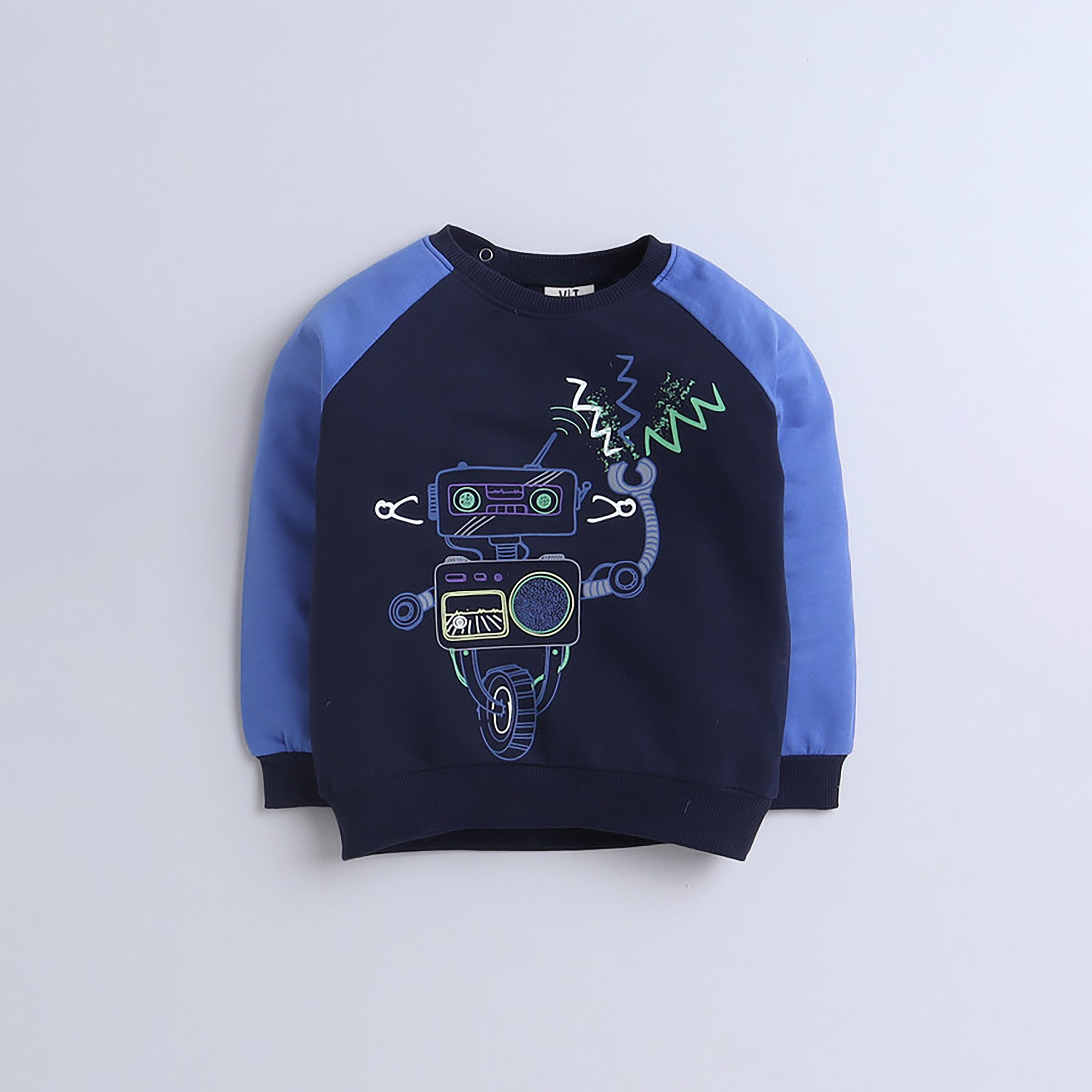 Victor and Jane 2-Piece Printed Long Sleeves Sweatshirt with Joggers-baby-boys-clothing-winterwear-setsandcoords-image-2