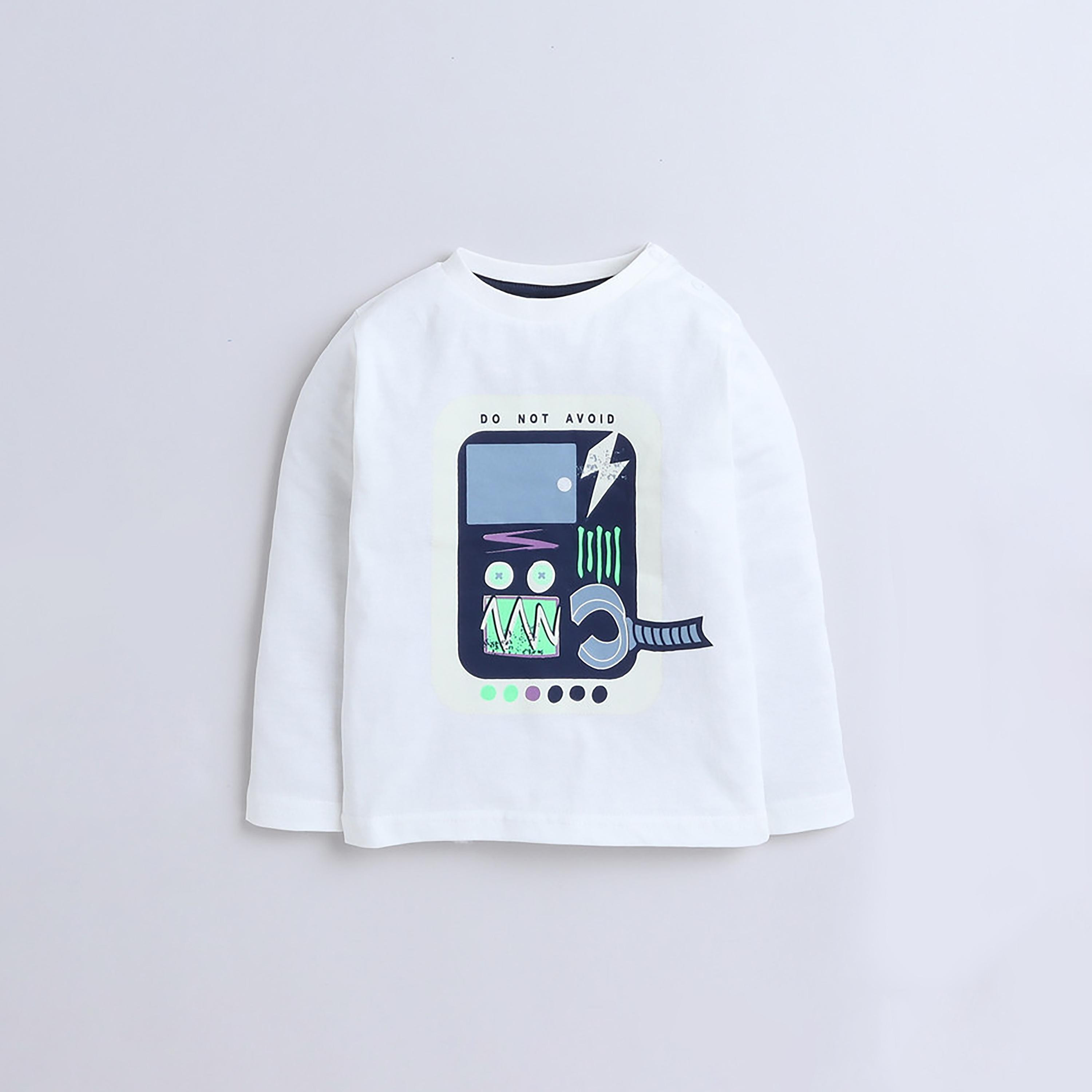 تي شيرت مطبوع، هودي مع بنطال ركض 3 قطع من فيكتور اند جين-baby-boys-clothing-winterwear-setsandcoords-image-4