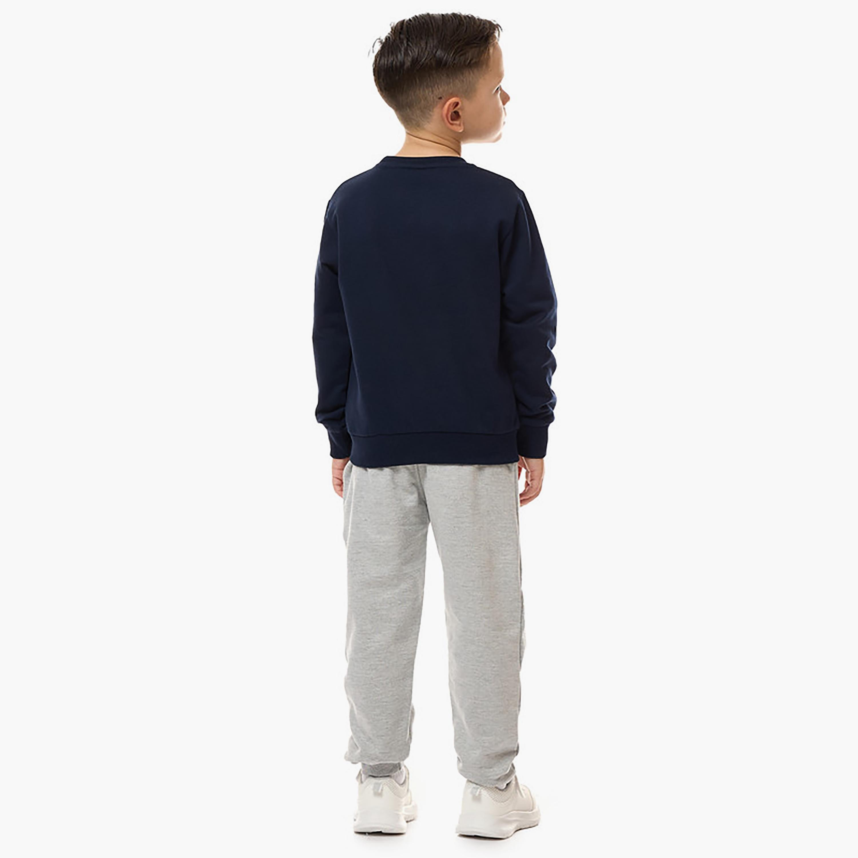 Victor and Jane 2-Piece Printed Long Sleeves Sweatshirt with Joggers-baby-boys-clothing-winterwear-setsandcoords-image-3