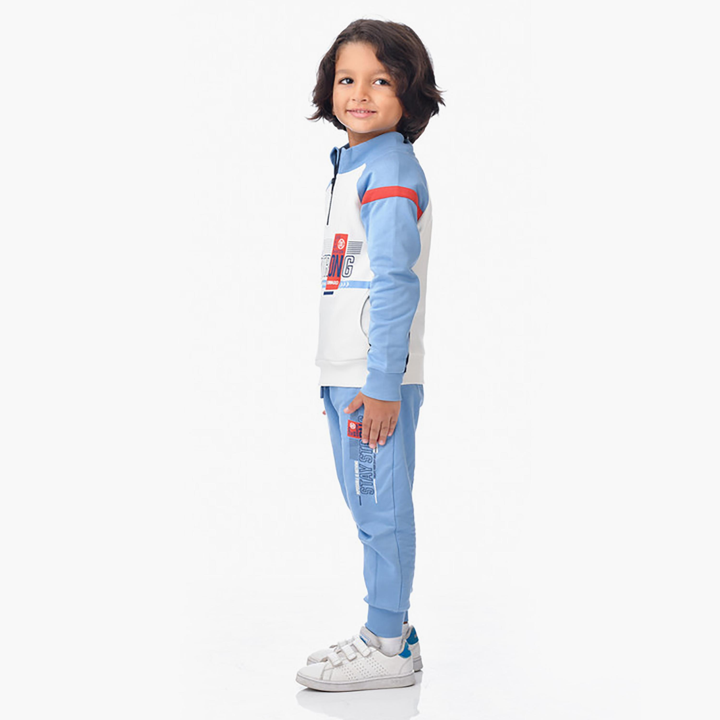 Victor and Jane 2-Piece Printed Long Sleeves Jacket with Joggers-baby-boys-clothing-winterwear-setsandcoords-image-2