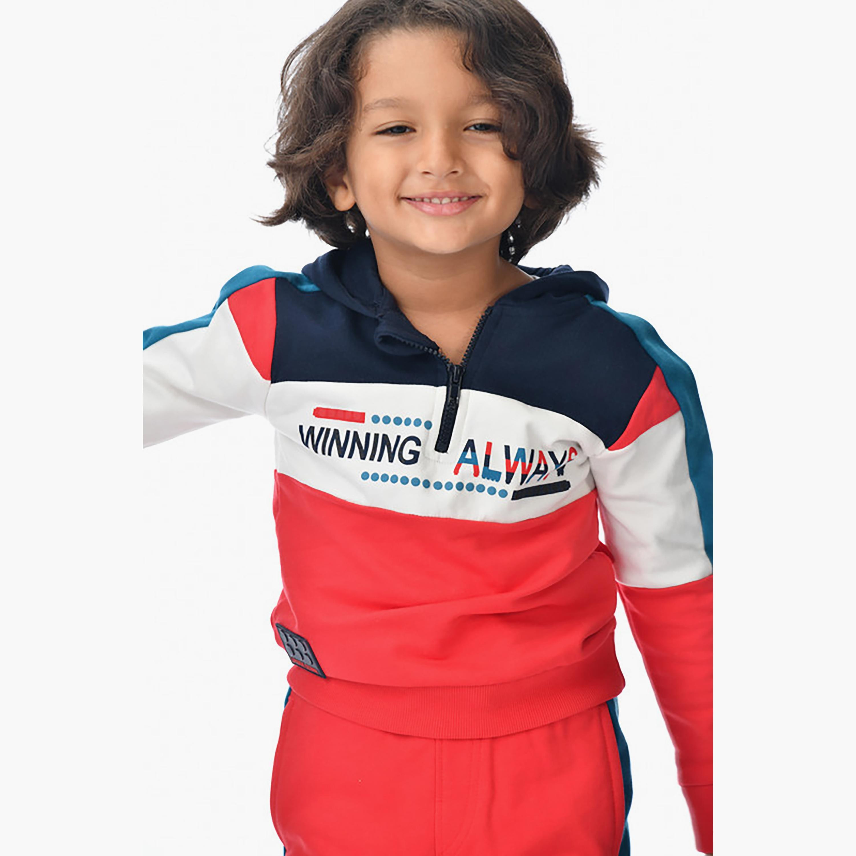 Victor and Jane 2-Piece Printed Long Sleeves Hoodie with Joggers-baby-boys-clothing-winterwear-setsandcoords-image-4