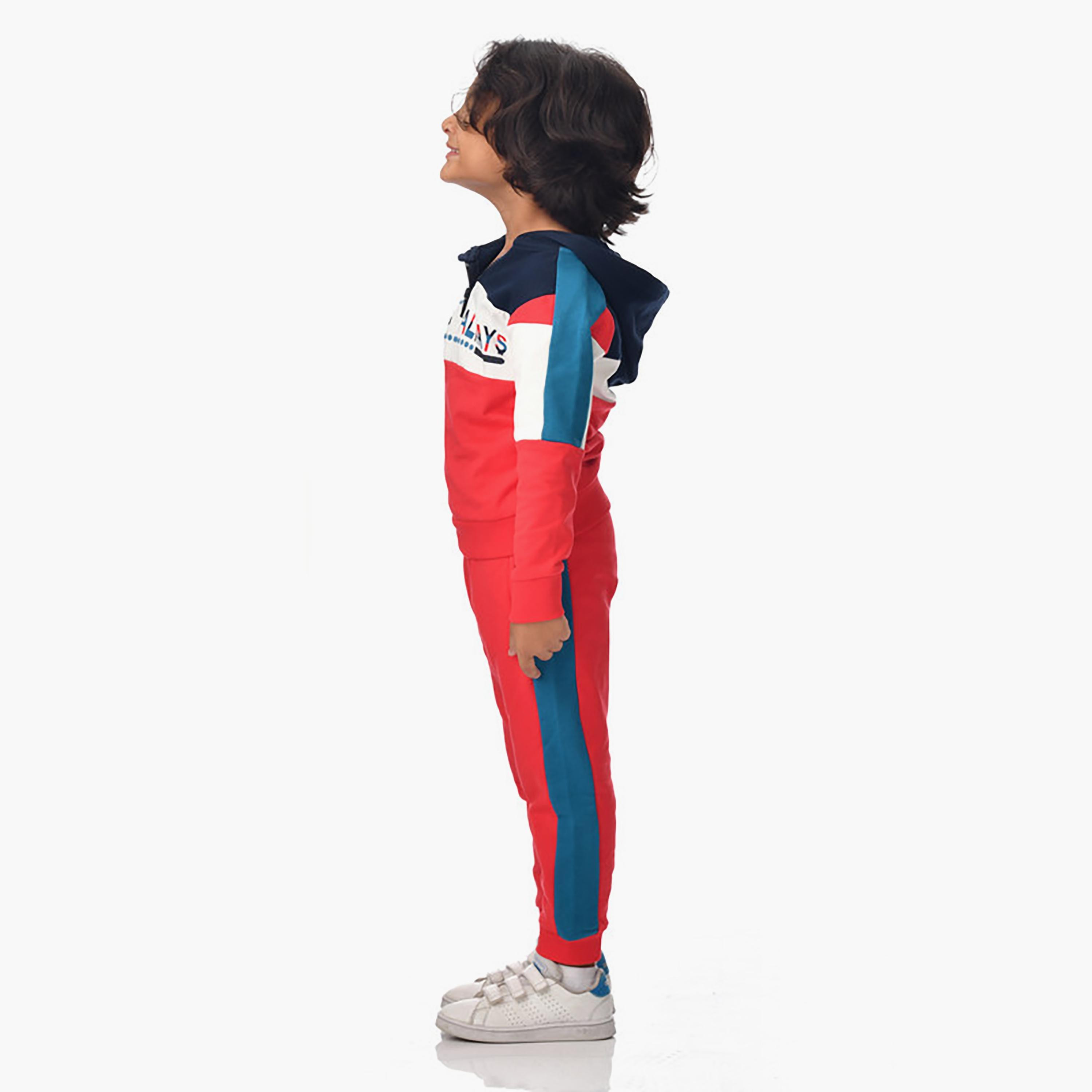 Victor and Jane 2-Piece Printed Long Sleeves Hoodie with Joggers-baby-boys-clothing-winterwear-setsandcoords-image-5