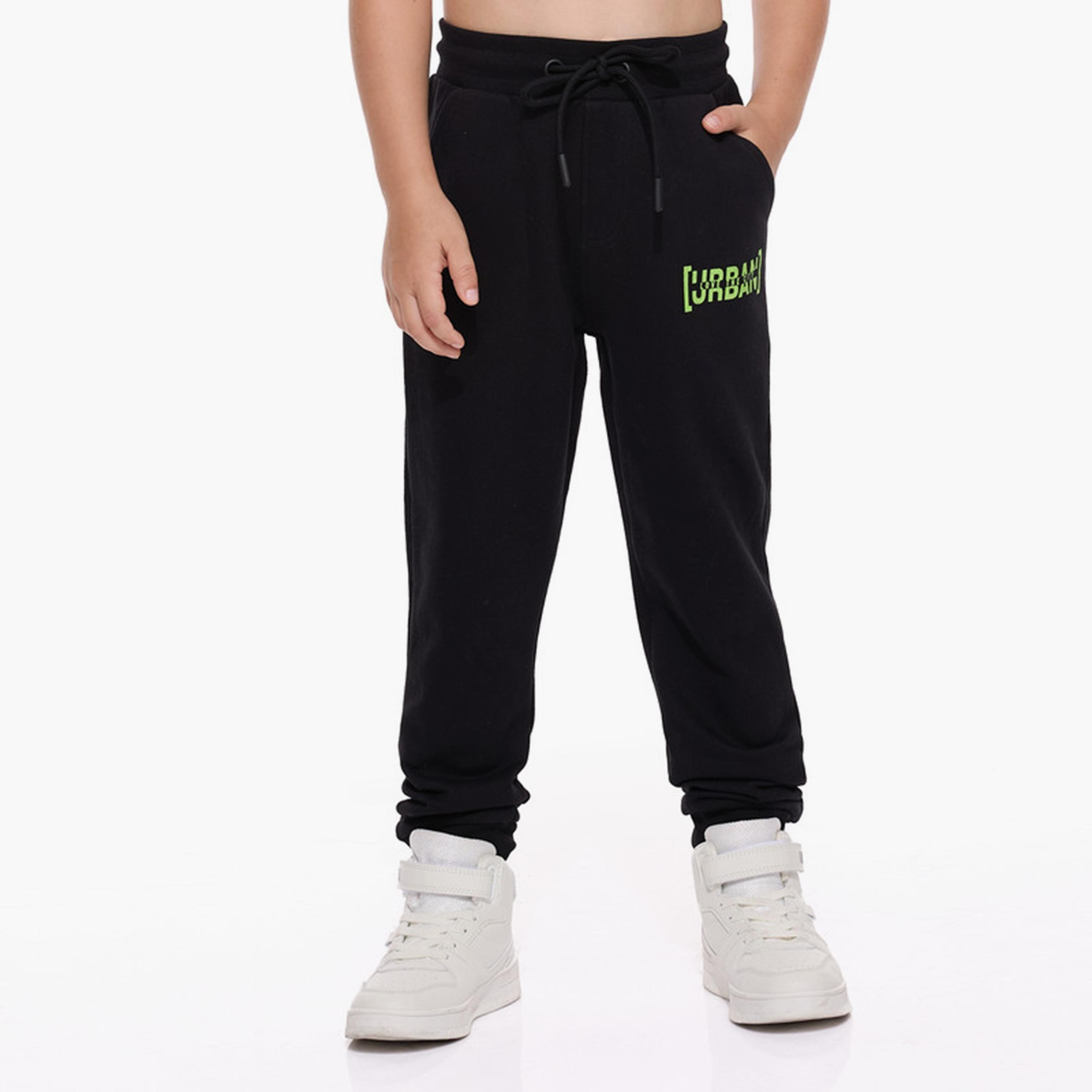 سويت شيرت مطبوع بأكمام طويلة مع بنطال ركض قطعتين من فيكتور اندجين-baby-boys-clothing-winterwear-setsandcoords-image-5