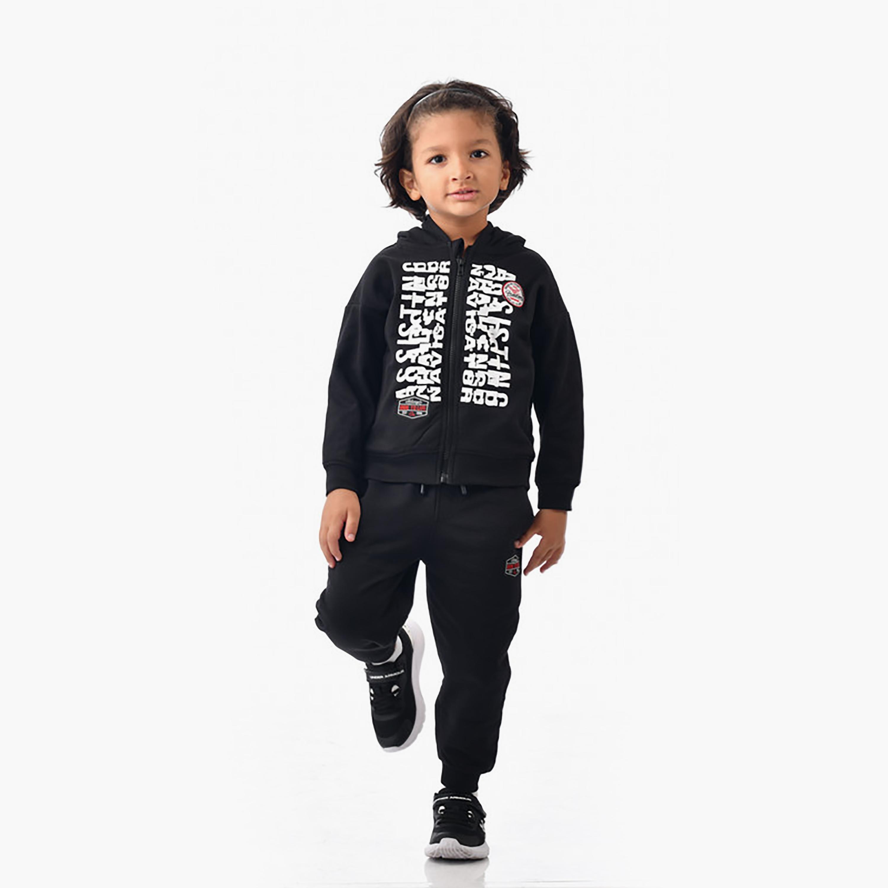 Victor and Jane 2-Piece Printed Long Sleeves Hoodie with Joggers-boys-clothing-setsandcoords-image-5