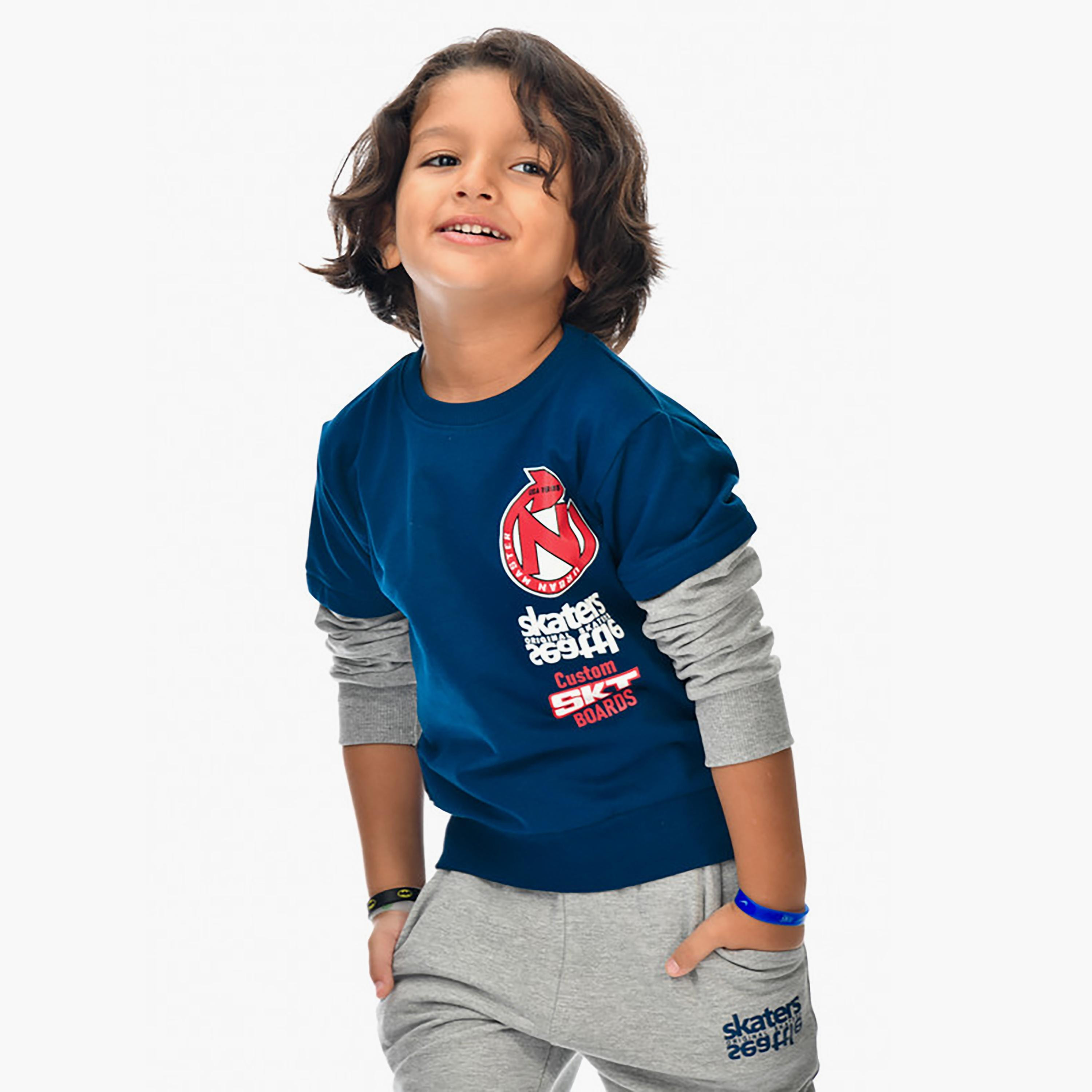 Victor and Jane 2-Piece Printed Long Sleeves Sweatshirt with Joggers-baby-boys-clothing-winterwear-setsandcoords-image-4