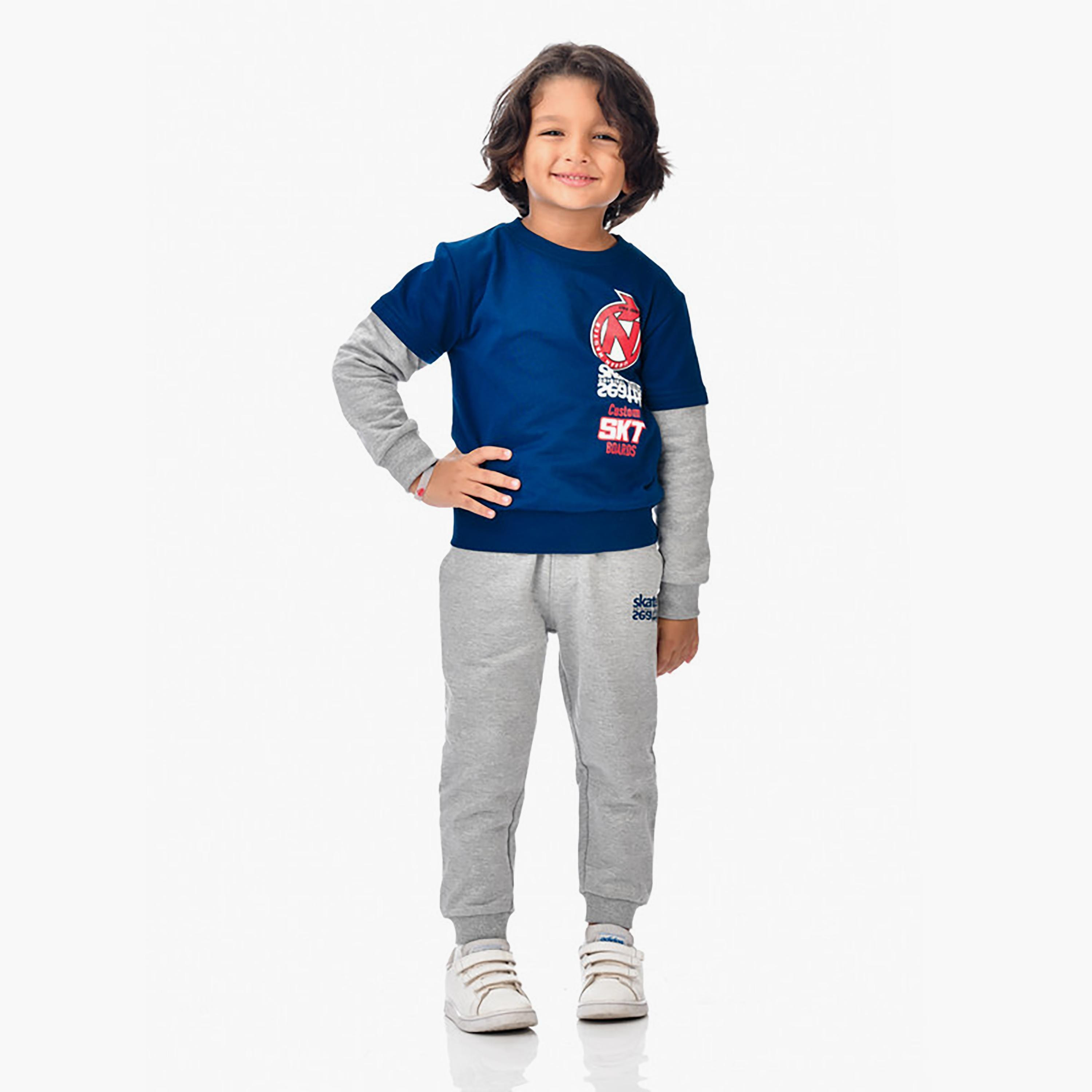 Victor and Jane 2-Piece Printed Long Sleeves Sweatshirt with Joggers-baby-boys-clothing-winterwear-setsandcoords-image-6