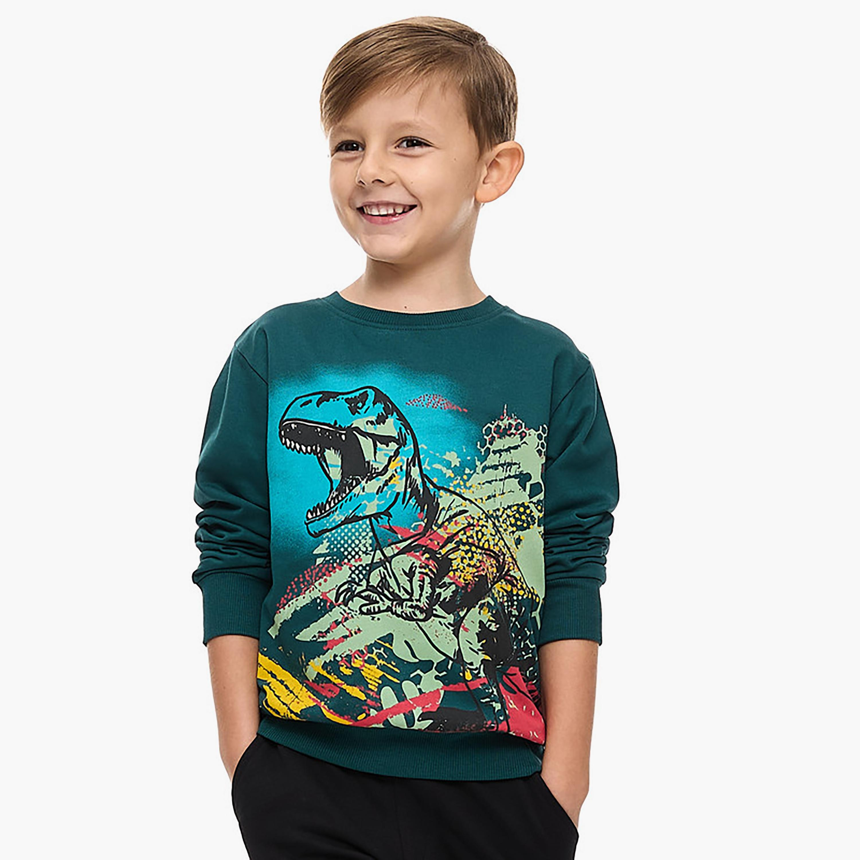 Victor and Jane 2-Piece Printed Long Sleeves Sweatshirt with Joggers-baby-boys-clothing-winterwear-setsandcoords-image-4
