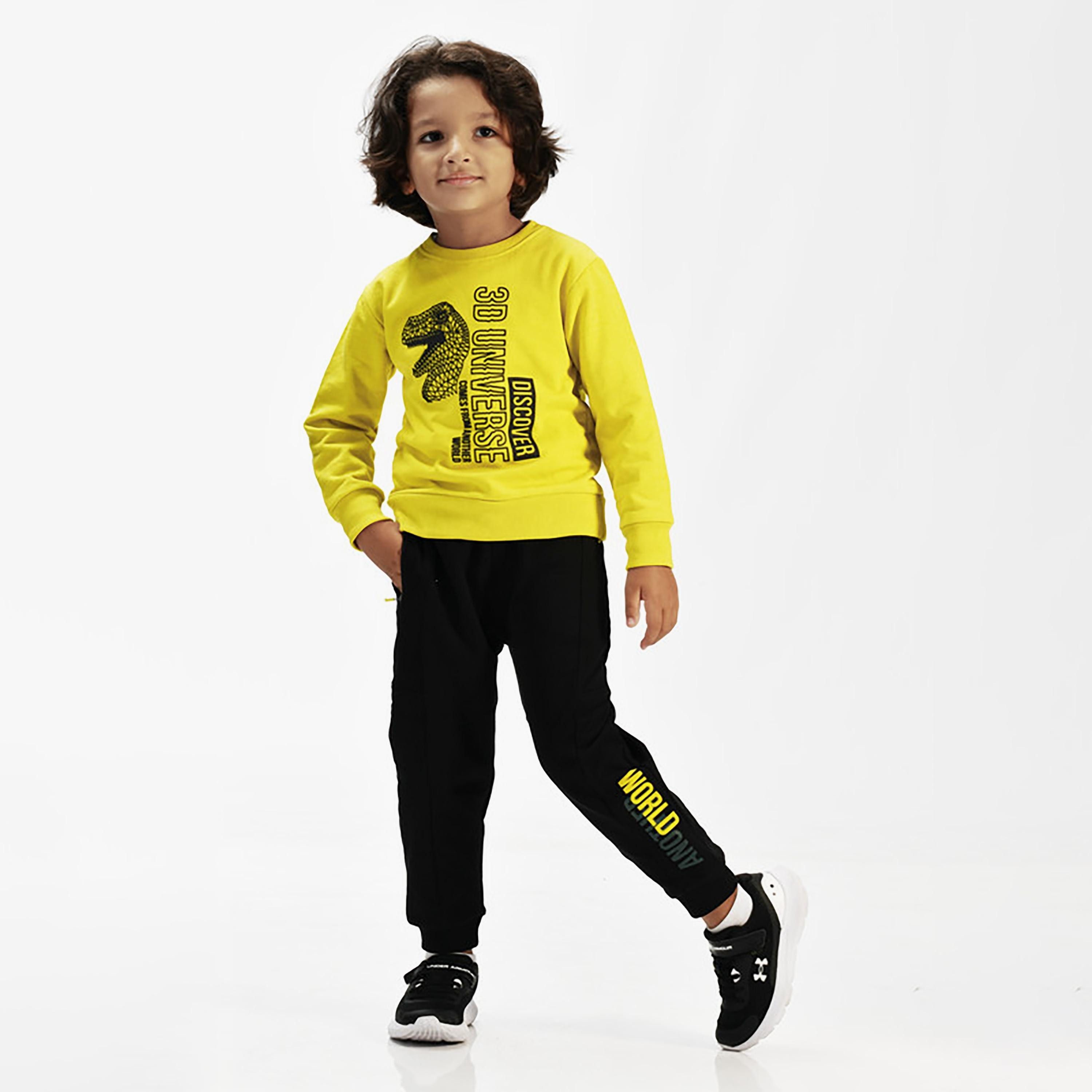 Victor and Jane 2-Piece Printed Long Sleeves Sweatshirt with Joggers-baby-boys-clothing-winterwear-setsandcoords-image-1