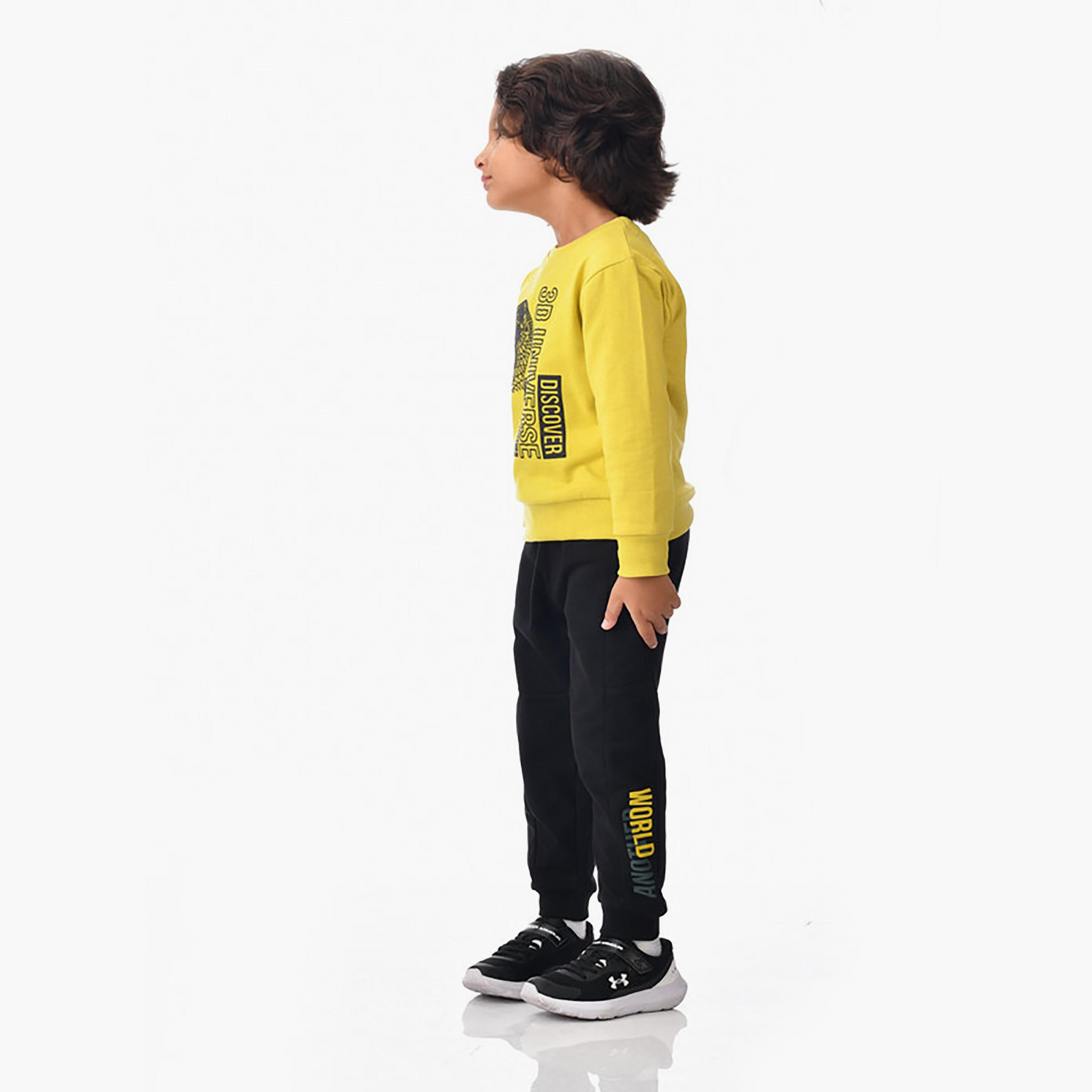 سويت شيرت بأكمام طويلة مطبوع  مع بنطال ركض قطعتين من فيكتور اند جين-baby-boys-clothing-winterwear-setsandcoords-image-5