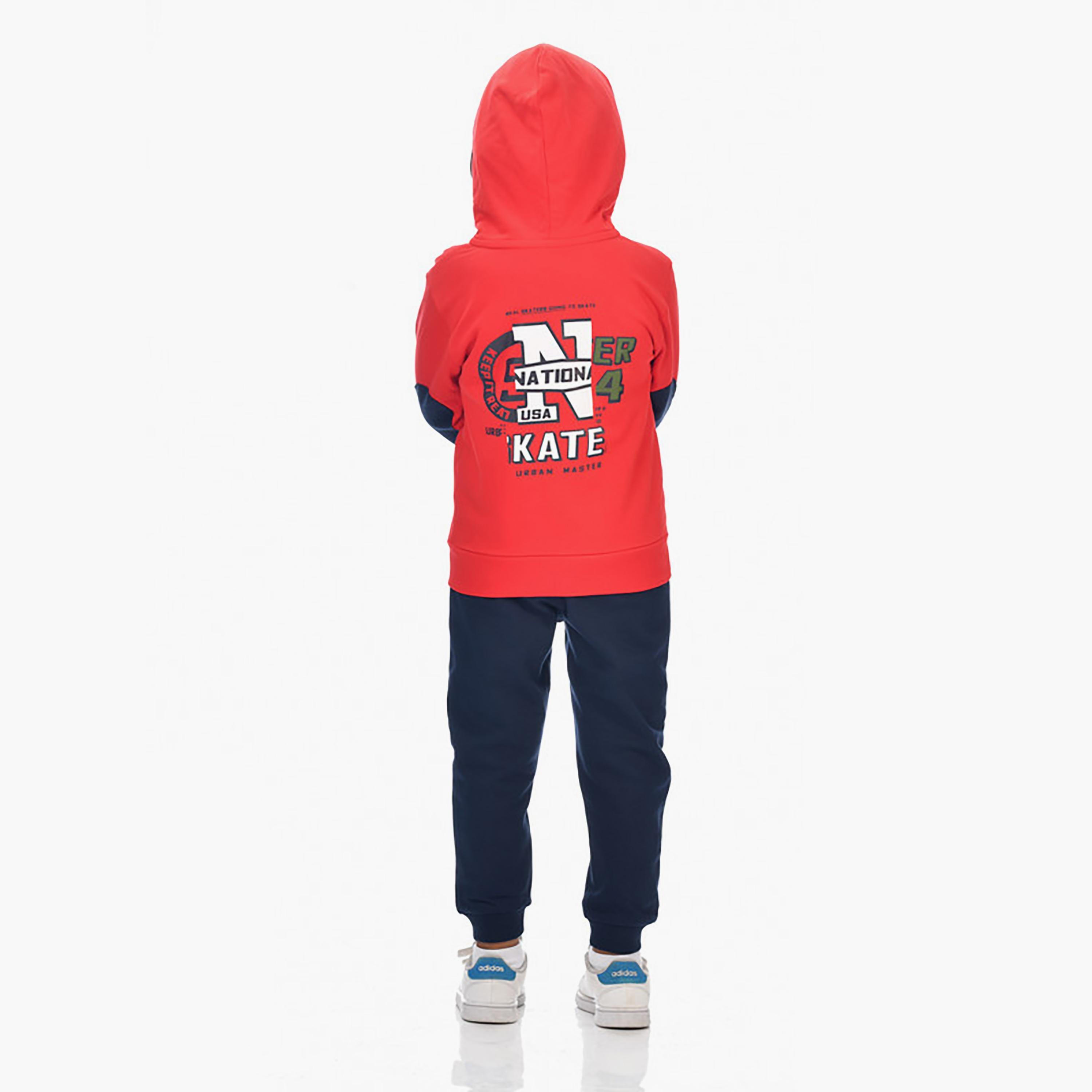 Victor and Jane 2-Piece Printed Long Sleeves Hoodie with Joggers-baby-boys-clothing-winterwear-setsandcoords-image-4