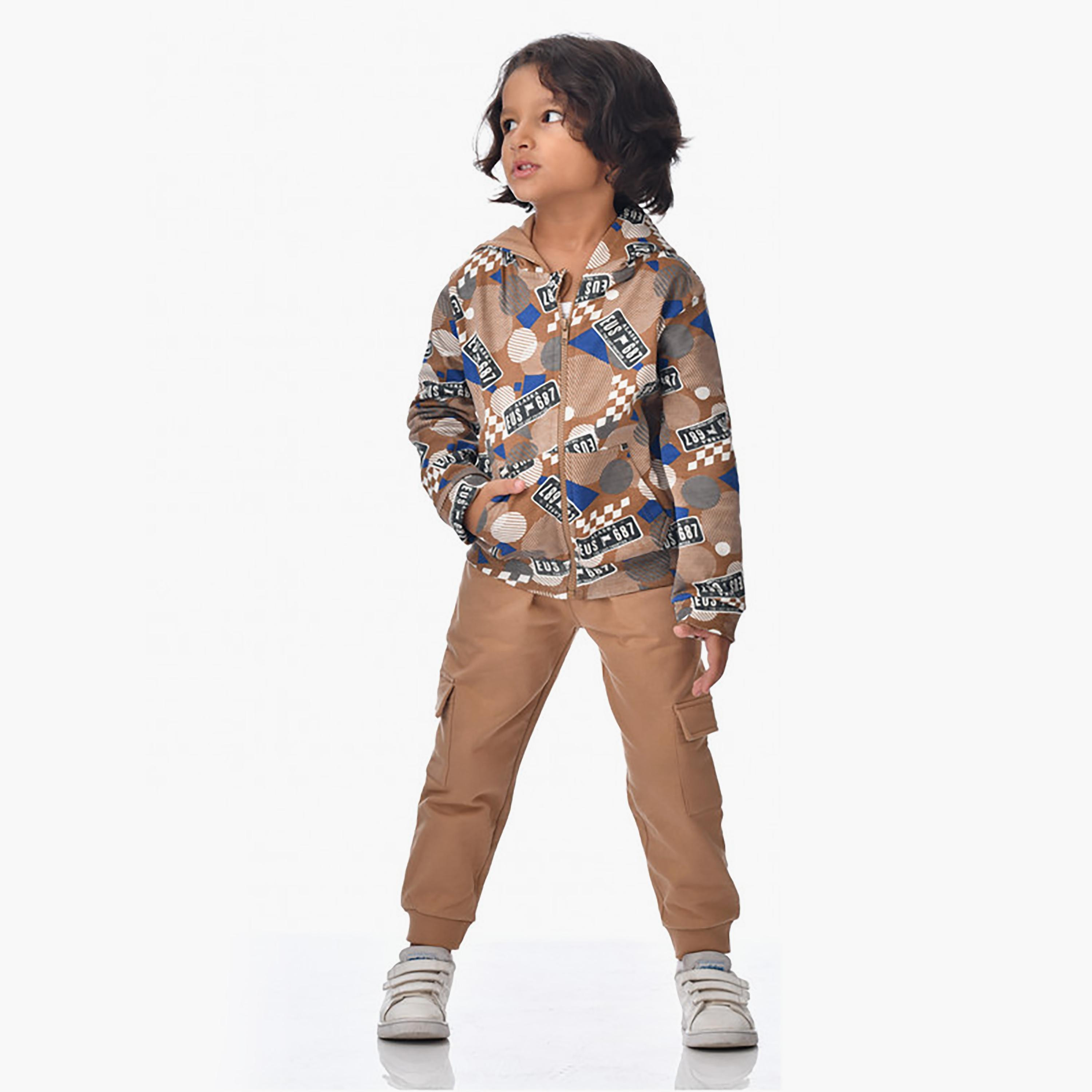 Victor and Jane 2-Piece Printed Long Sleeves Hoodie with Joggers-baby-boys-clothing-winterwear-setsandcoords-image-1