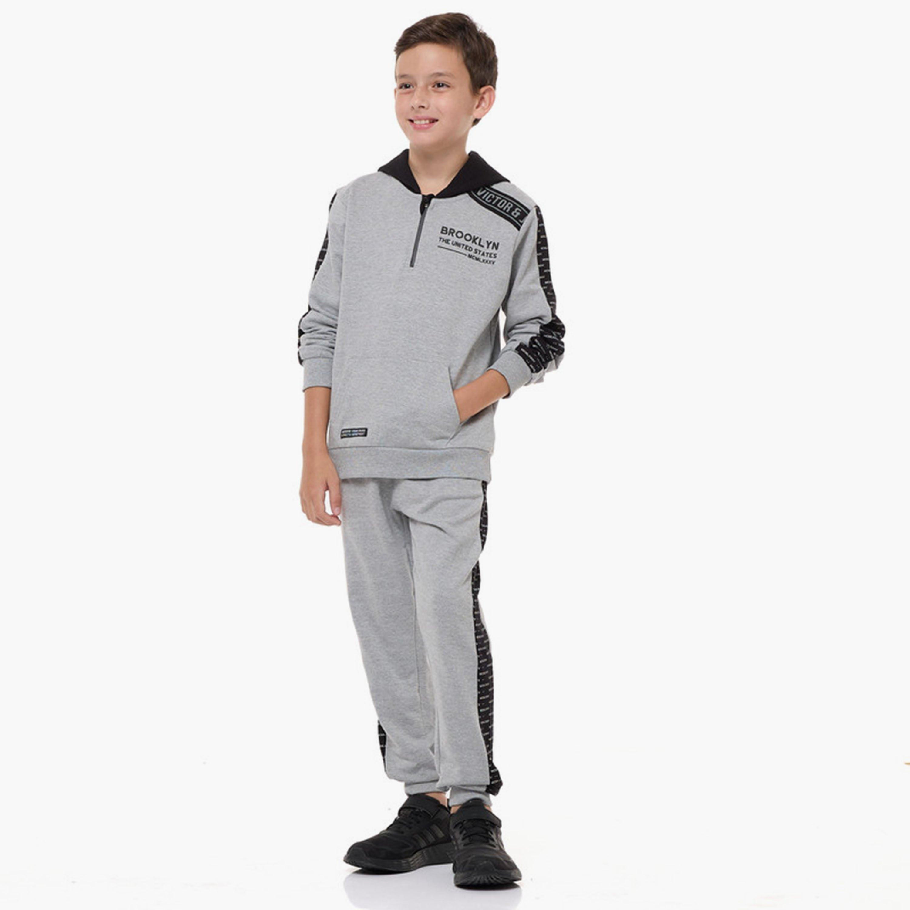 Victor and Jane 2-Piece Printed Long Sleeves Jacket with Joggers-baby-boys-clothing-winterwear-setsandcoords-image-2