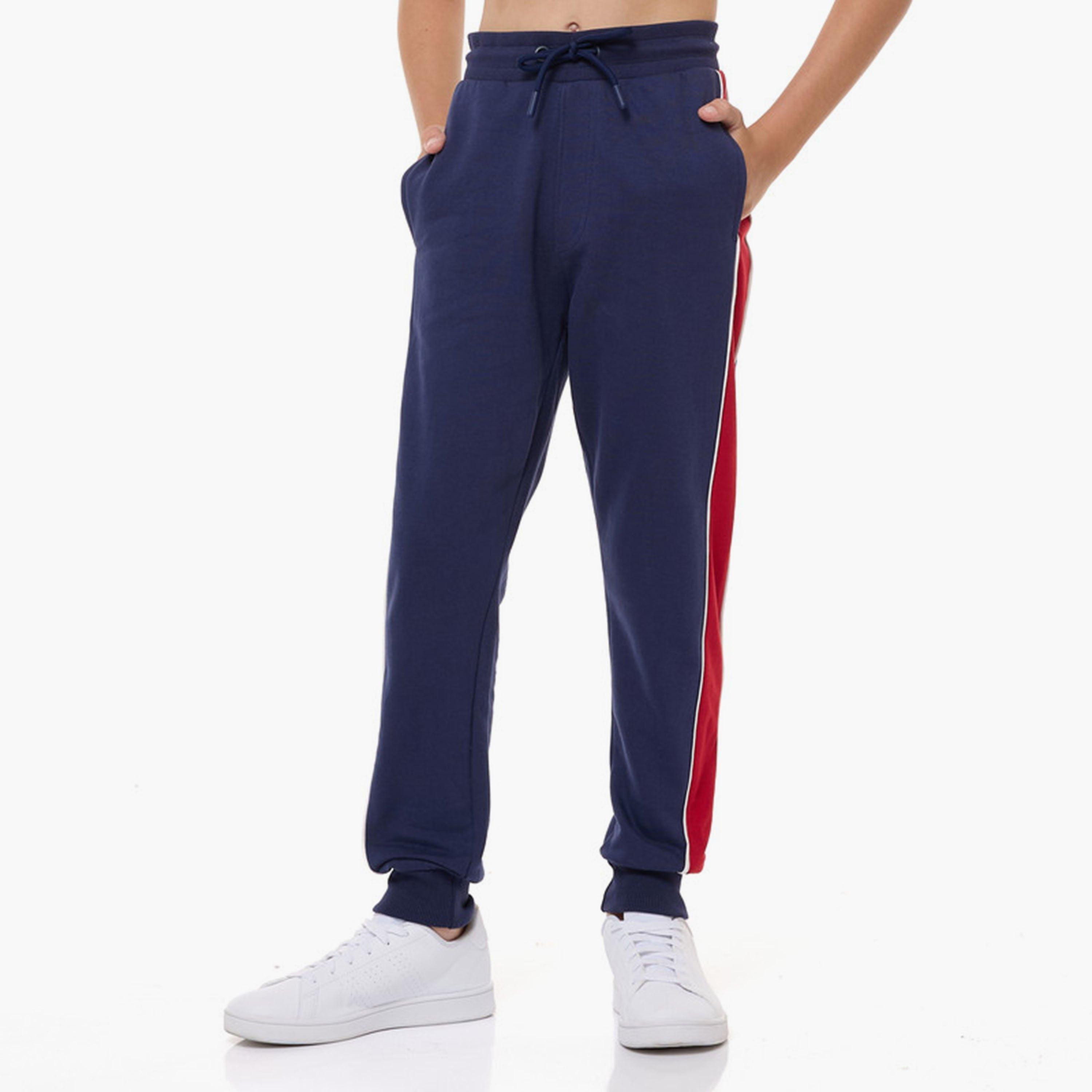 هودي ملون بأكمام طويلة مع بنطال ركض قطعتين من فيكتور اند جين-baby-boys-clothing-winterwear-setsandcoords-image-2