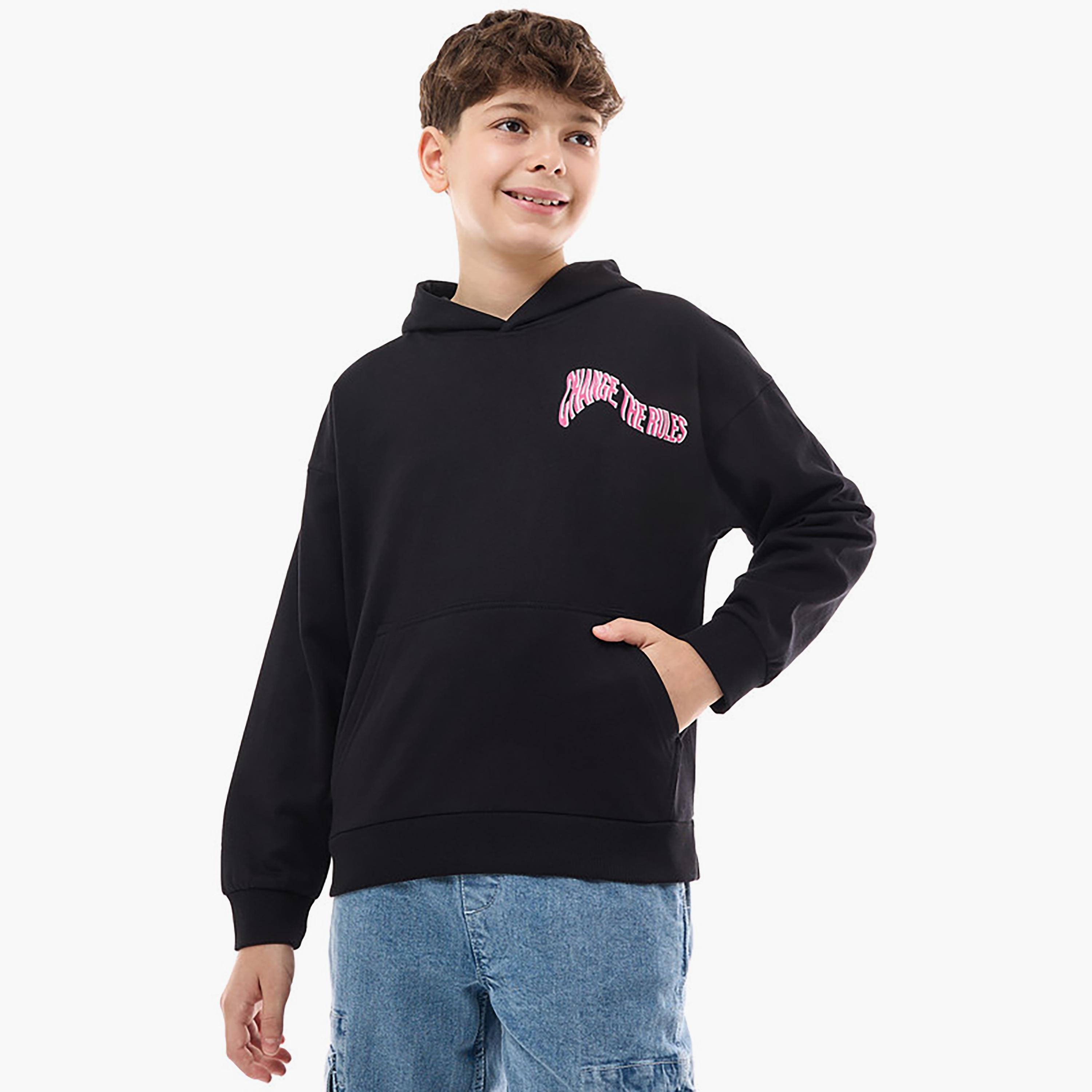 هودي بأكمام طويلة مطبوع من فيكتور اند جين-boys-clothing-sweatshirts-image-1