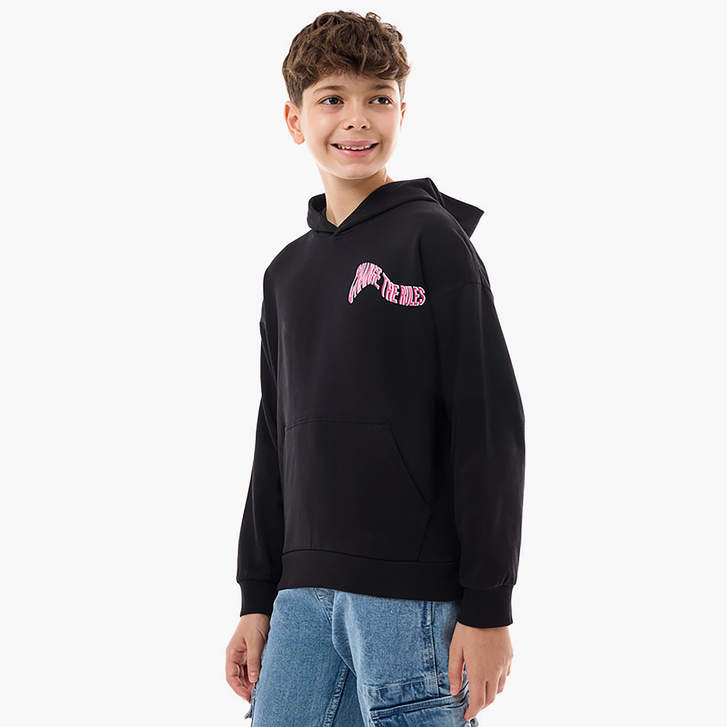 هودي بأكمام طويلة مطبوع من فيكتور اند جين-boys-clothing-sweatshirts-image-2