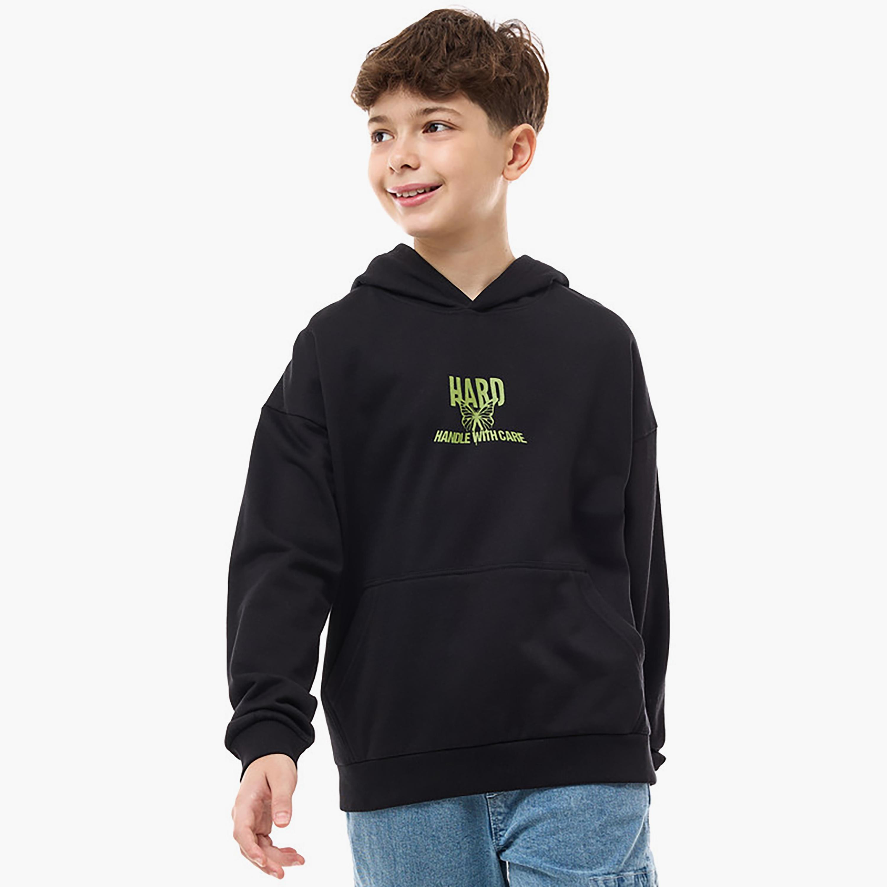 هودي بأكمام طويلة مطبوع من فيكتور اند جين-boys-clothing-sweatshirts-image-1