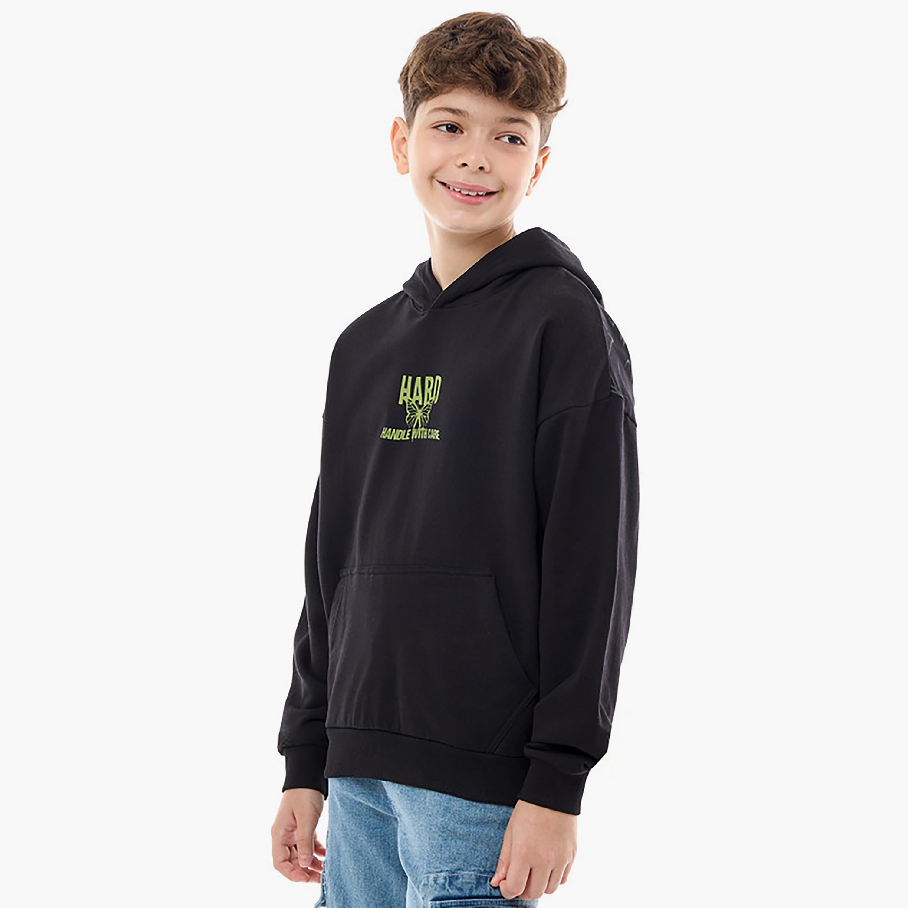هودي بأكمام طويلة مطبوع من فيكتور اند جين-boys-clothing-sweatshirts-image-3