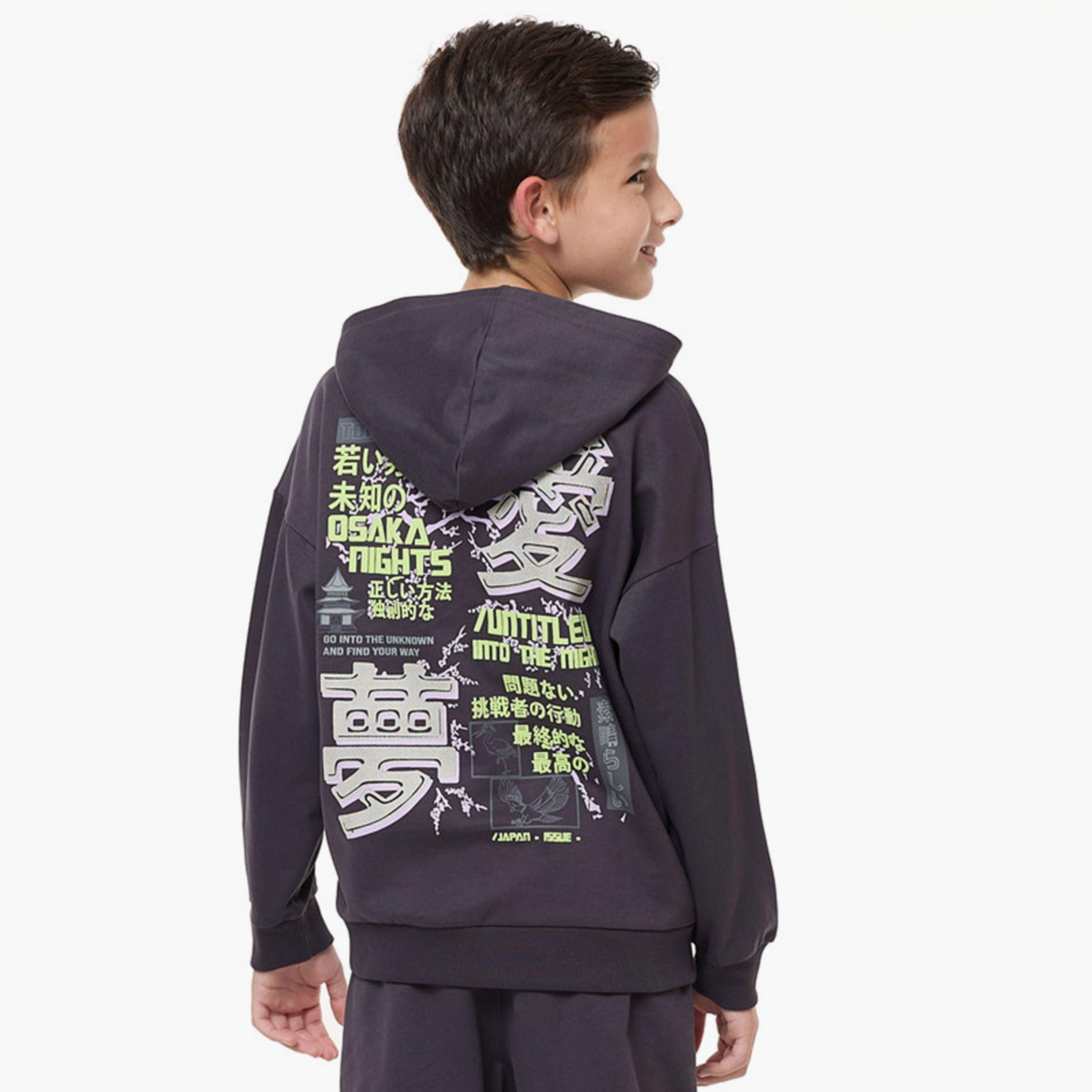 هودي بأكمام طويلة مطبوع من فيكتور اند جين-boys-clothing-sweatshirts-image-2