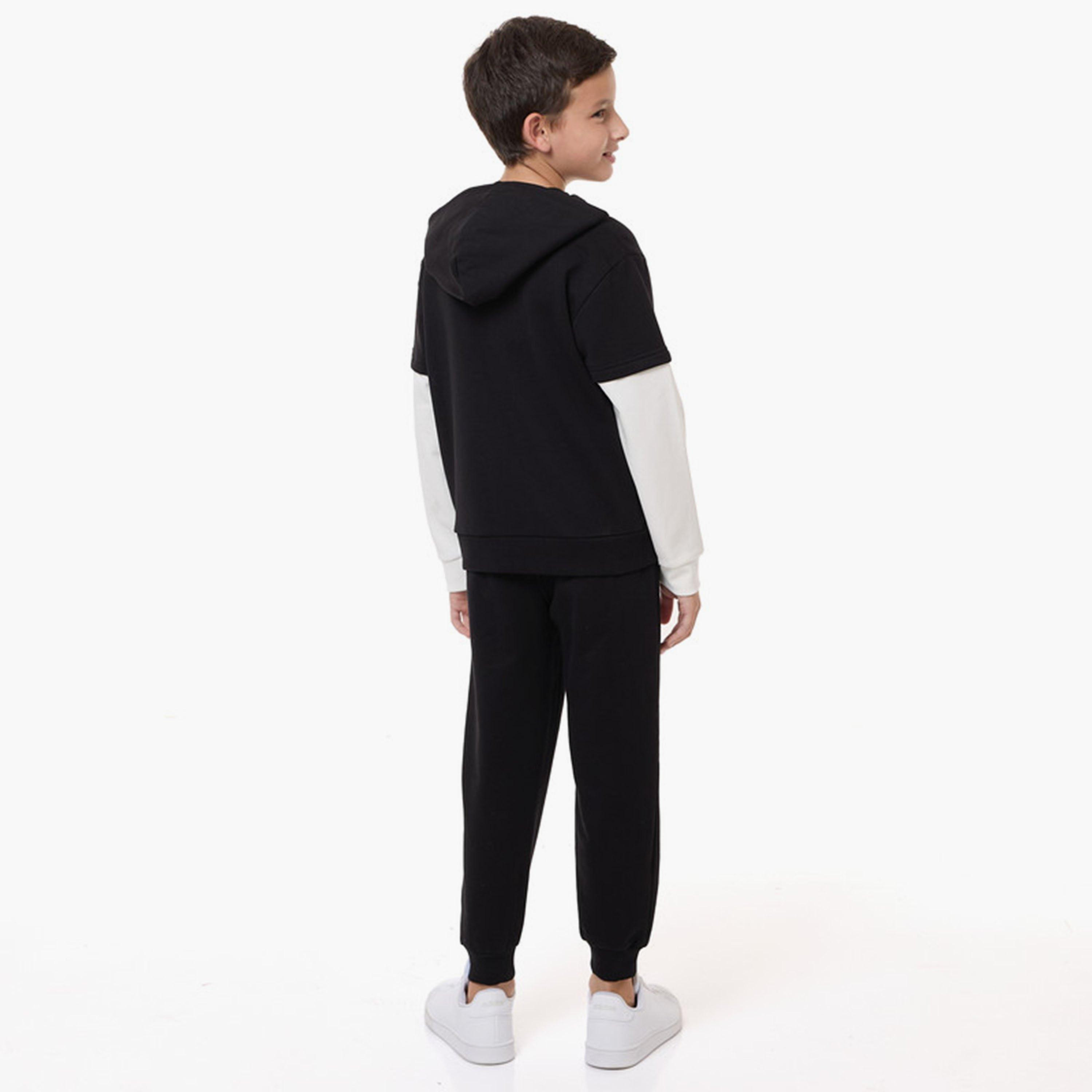 جاكيت بأكمام طويلة وبنطال ركض قطعتين من فيكتور اند جين-baby-boys-clothing-winterwear-setsandcoords-image-3