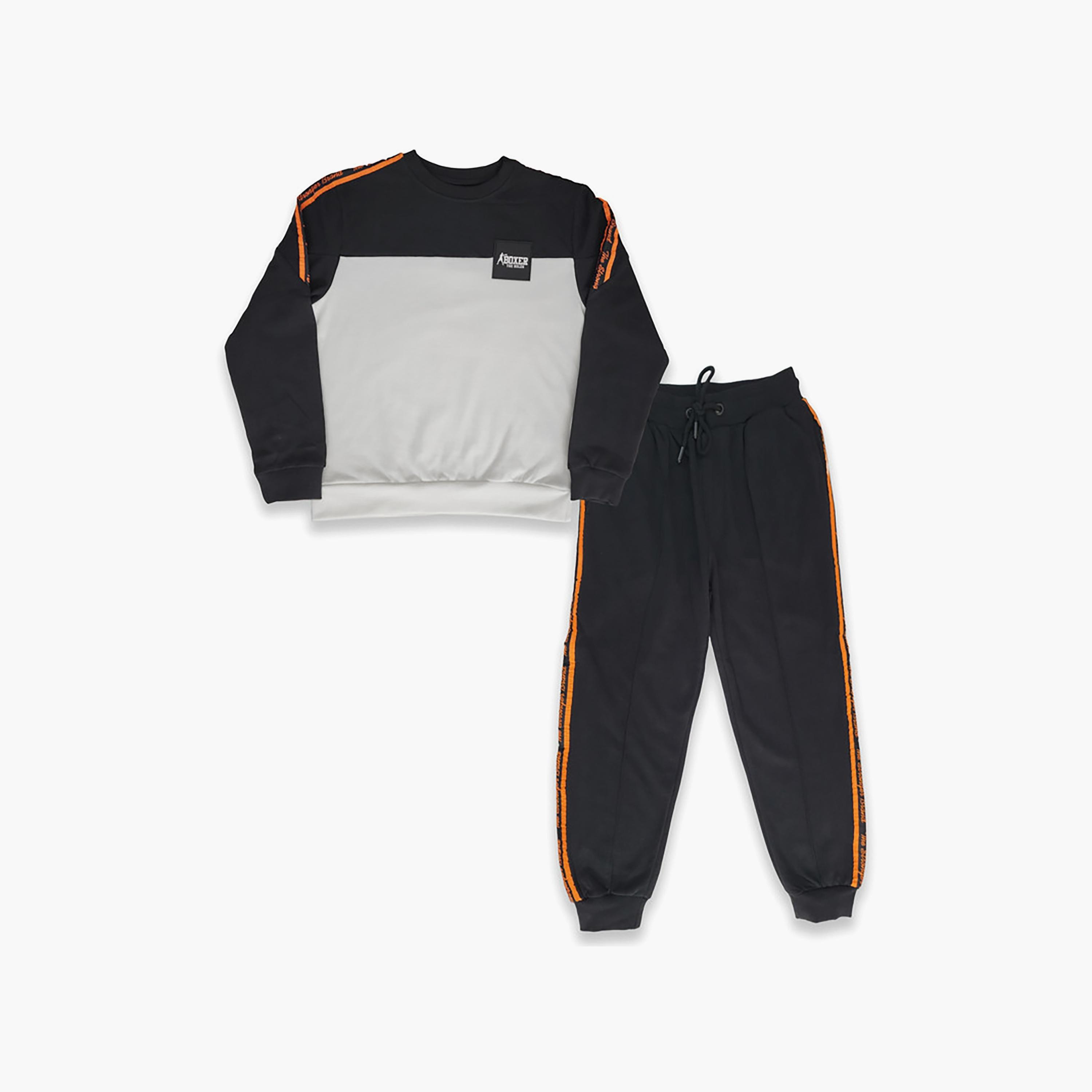Victor and Jane 2-Piece Printed Long Sleeves Sweatshirt with Joggers-baby-boys-clothing-winterwear-setsandcoords-image-1