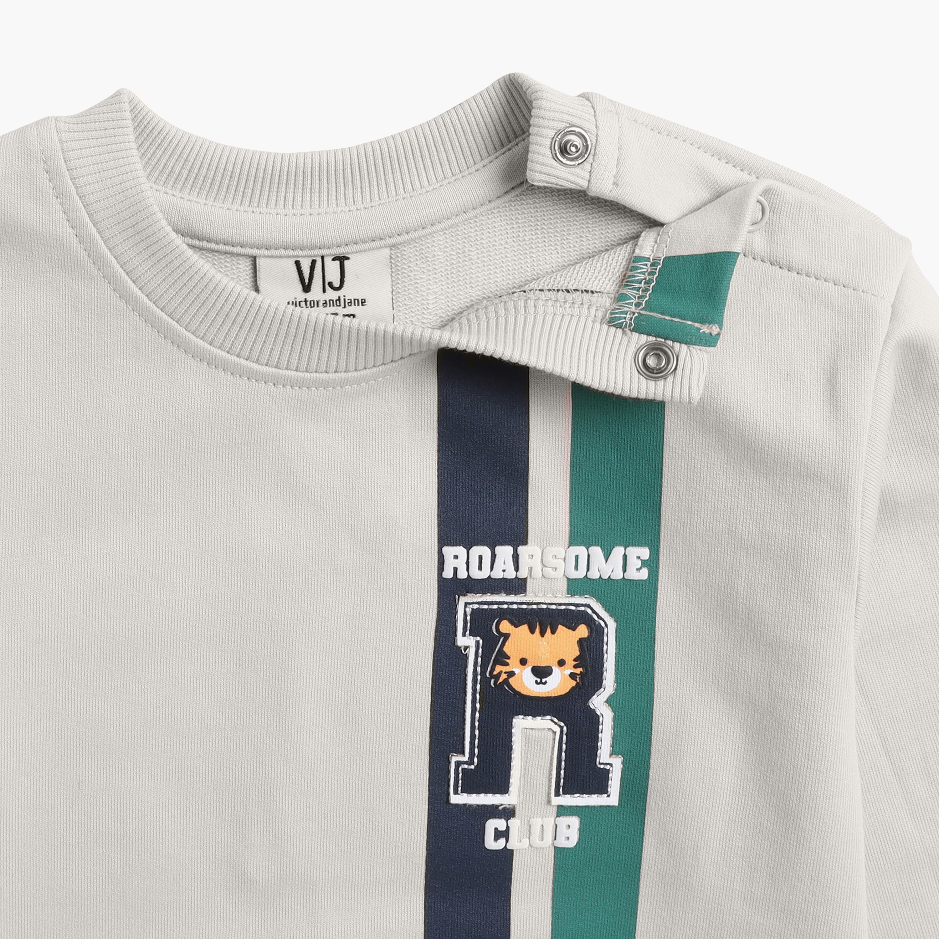 Victor and Jane 2-Piece Roarsome Club Printed Sweatshirt & Jogger Sets-boys-clothing-setsandcoords-image-5