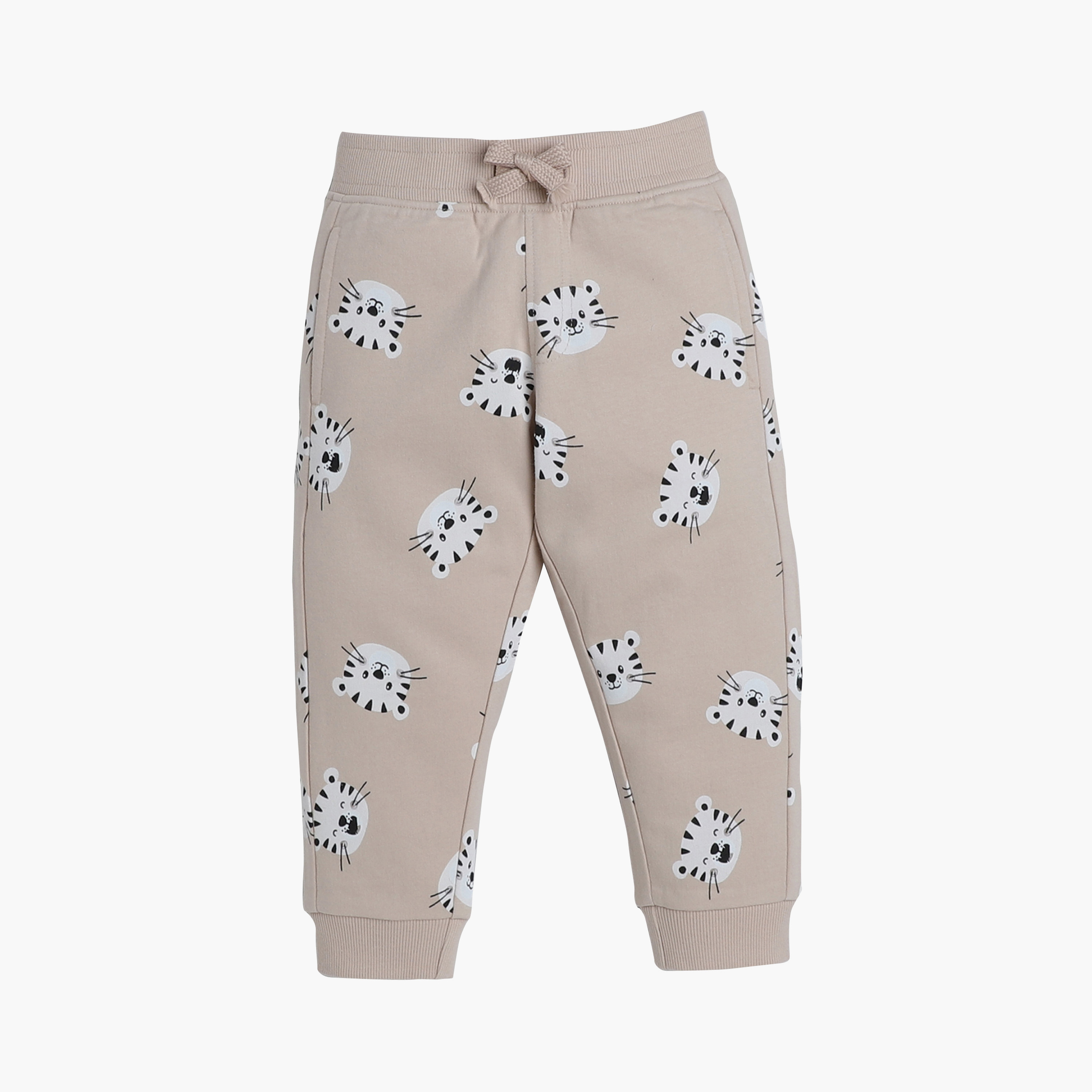 Victor and Jane 2-Piece Hear Me Roar Printed Sweatshirt & Jogger Sets-baby-boys-clothing-winterwear-setsandcoords-image-4