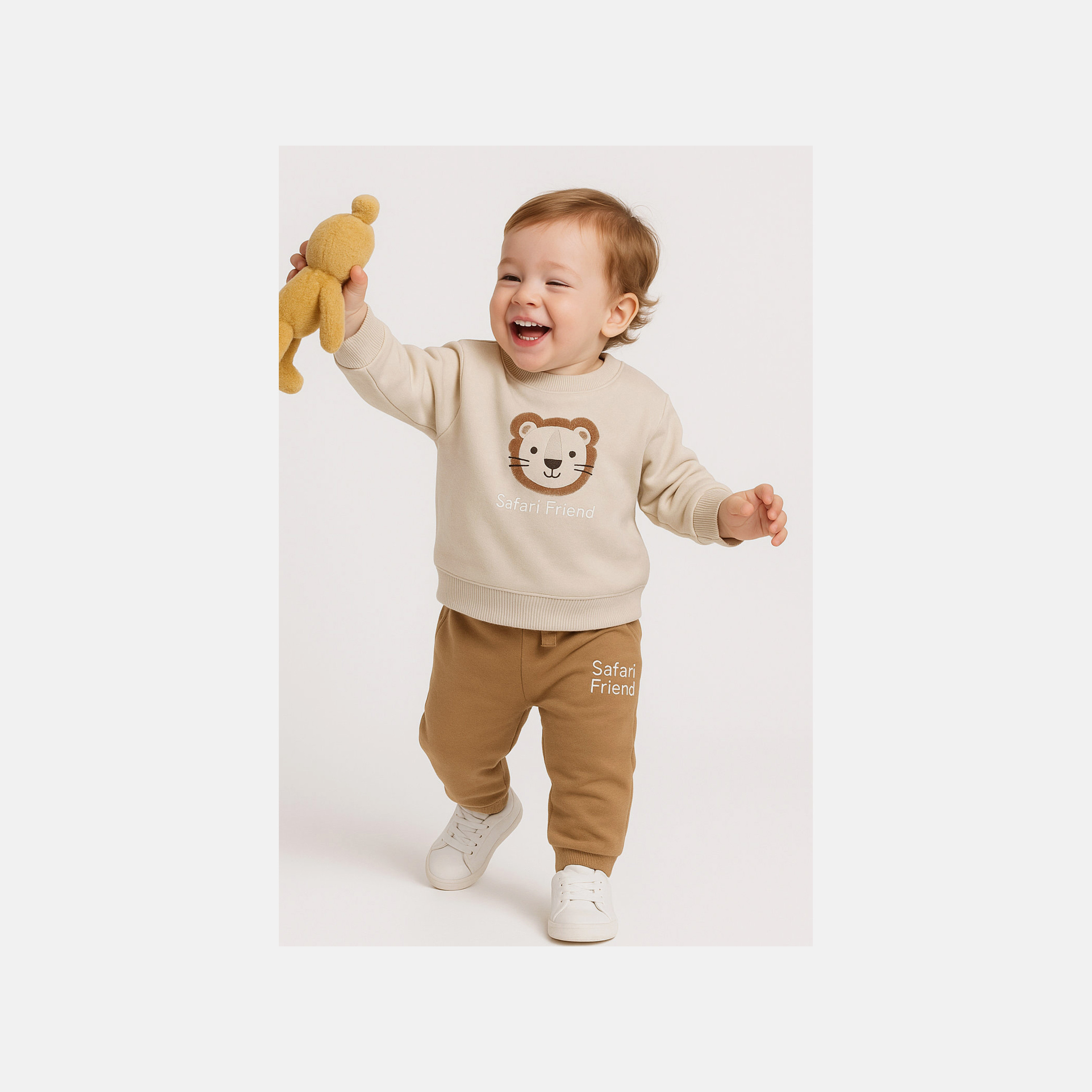 Victor and Jane 2-Piece Safari Friend Printed Sweatshirt & Jogger Sets-boys-clothing-setsandcoords-image-4