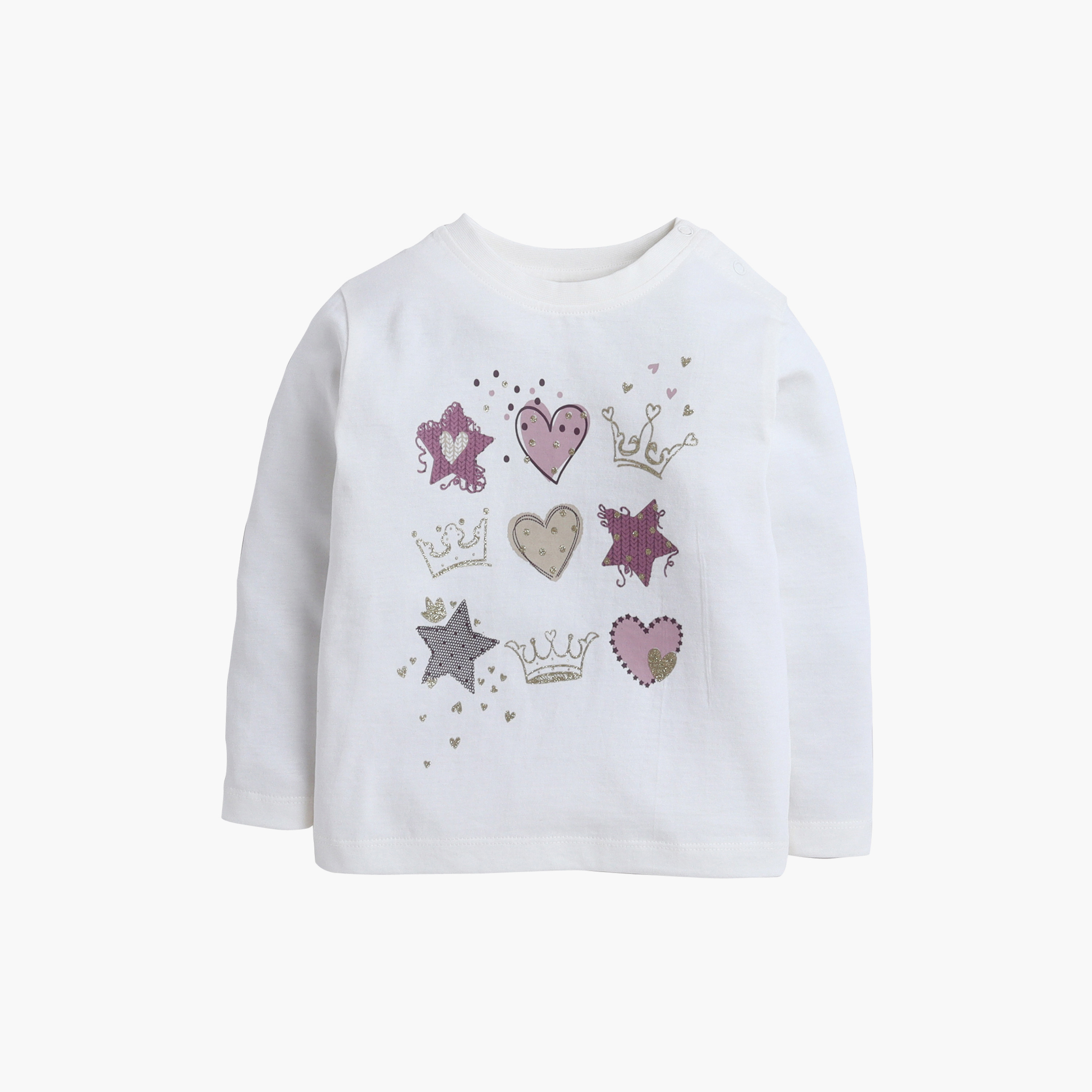 Victor and Jane 3-Piece Heart & Star Printed Jacket, Jogger & Top Sets-girls-clothing-winterwear-setsandcoords-image-8
