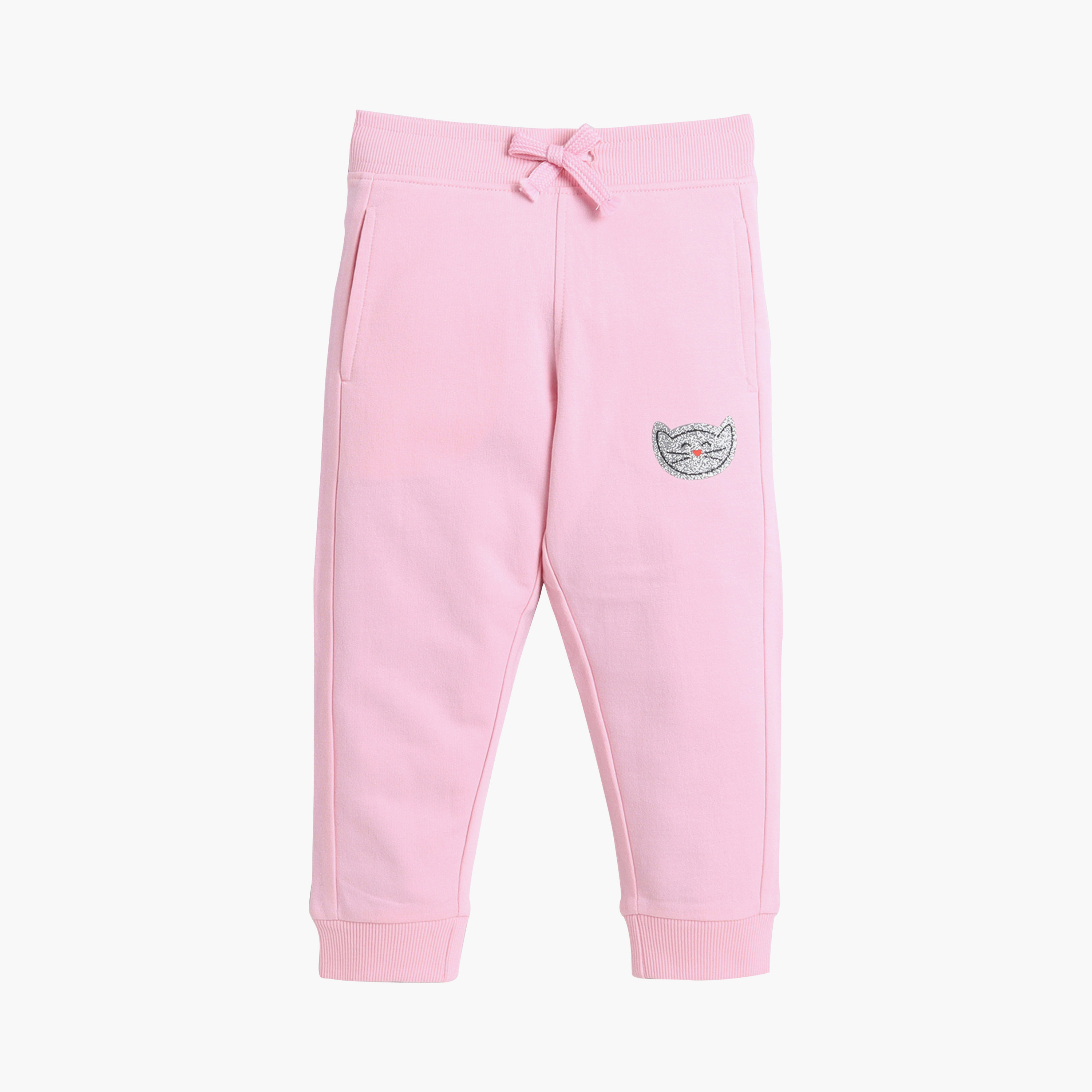 طقم من قطعتين سويت شيرت وبنطلون رياضي بطبعة جرافيك وايلد من فيكتور اند جين-girls-clothing-winterwear-setsandcoords-image-4