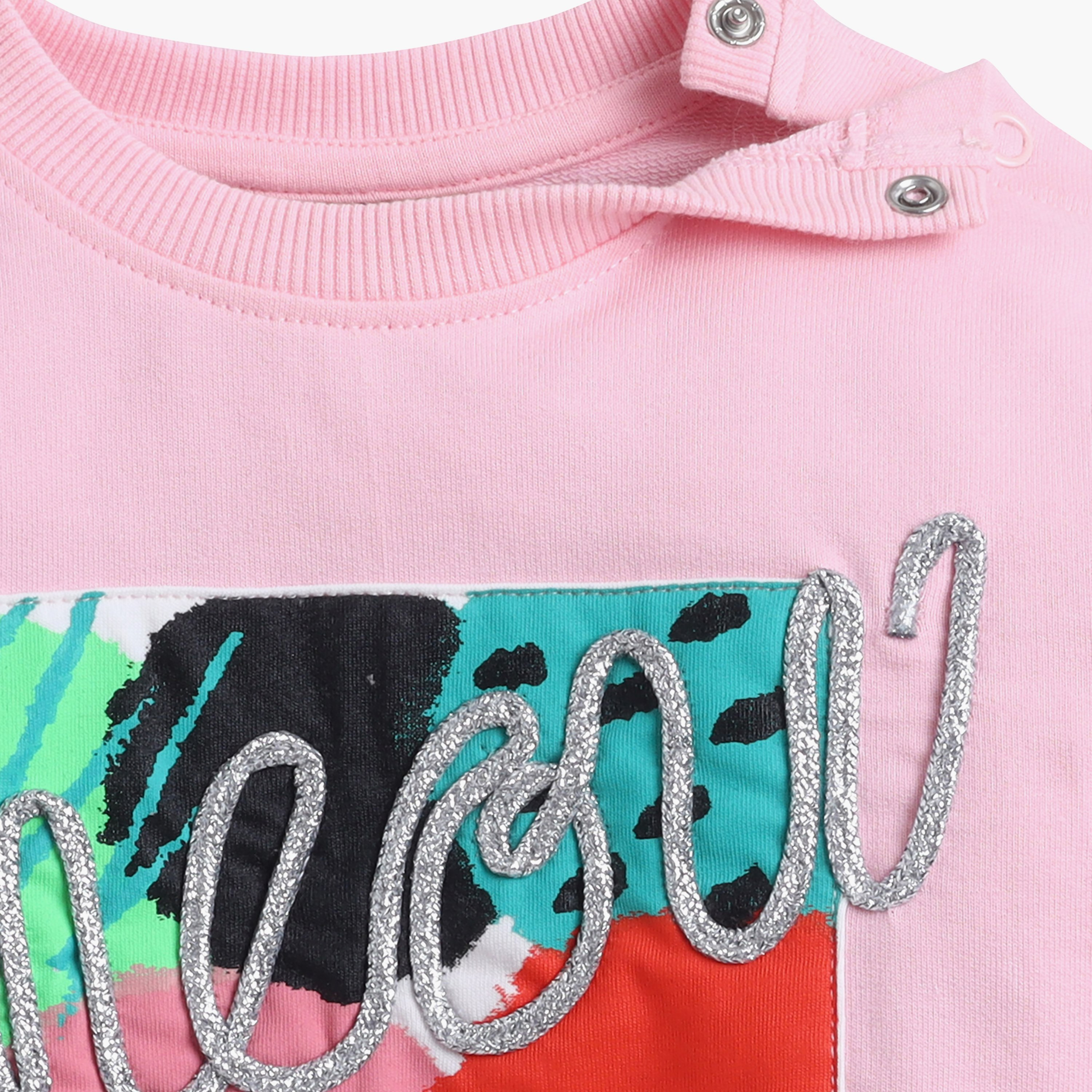 طقم من قطعتين سويت شيرت وبنطلون رياضي بطبعة جرافيك وايلد من فيكتور اند جين-girls-clothing-winterwear-setsandcoords-image-6