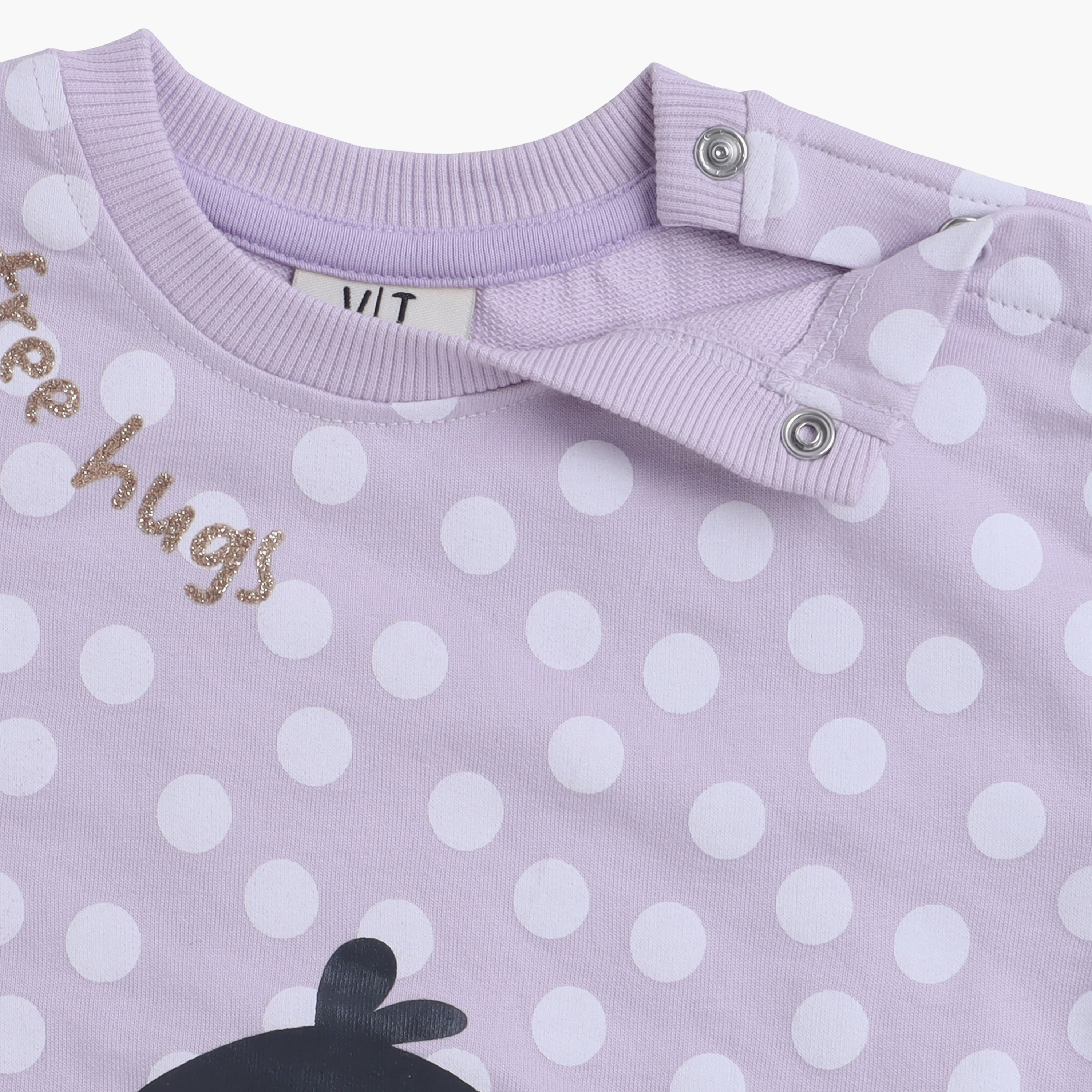 Victor and Jane 2-Piece Penguin Applique Printed Sweatshirt & Jogger Sets-girls-clothing-winterwear-setsandcoords-image-5