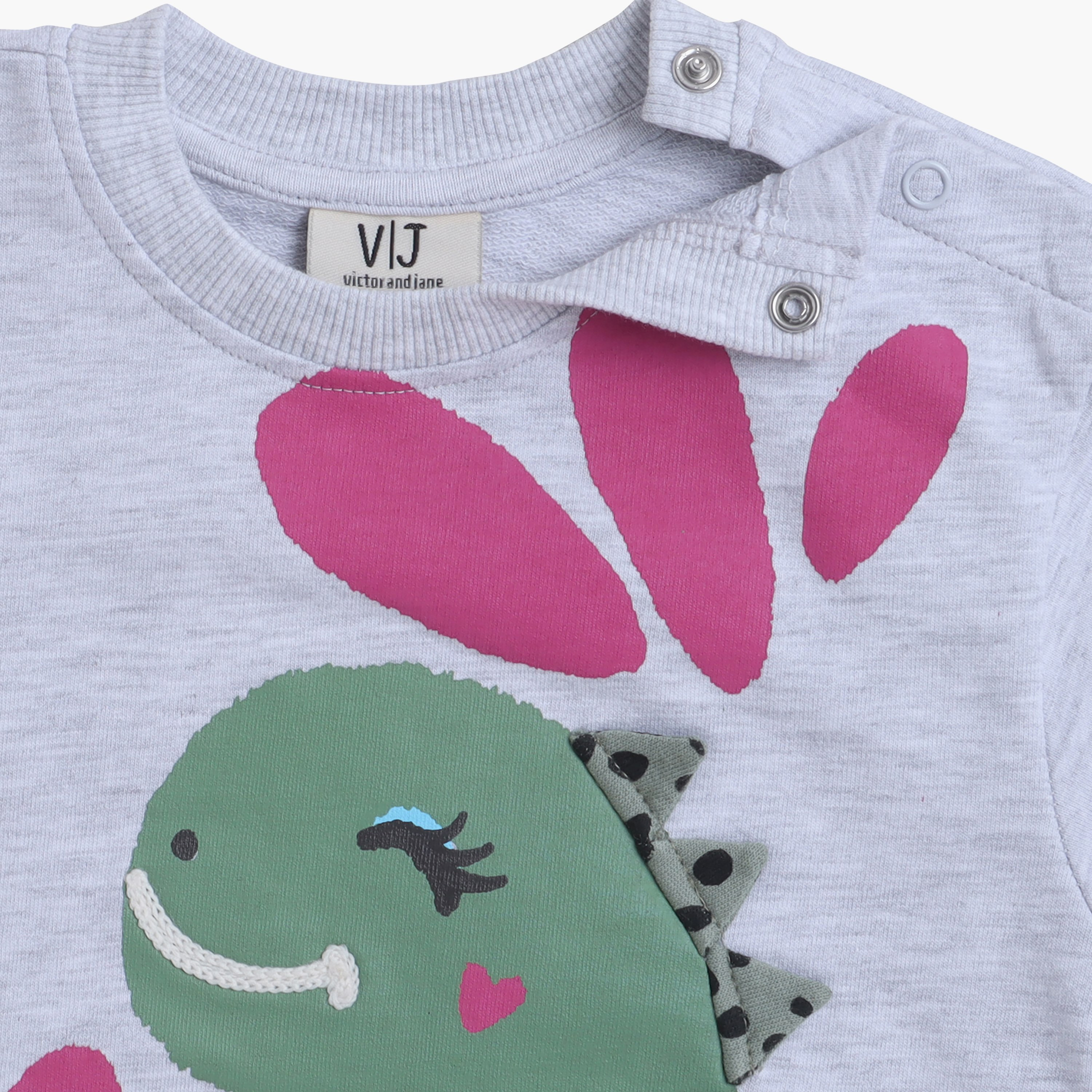 Victor and Jane 2-Piece Dino & Heart Printed Sweatshirt & Jogger Sets-girls-clothing-winterwear-setsandcoords-image-7