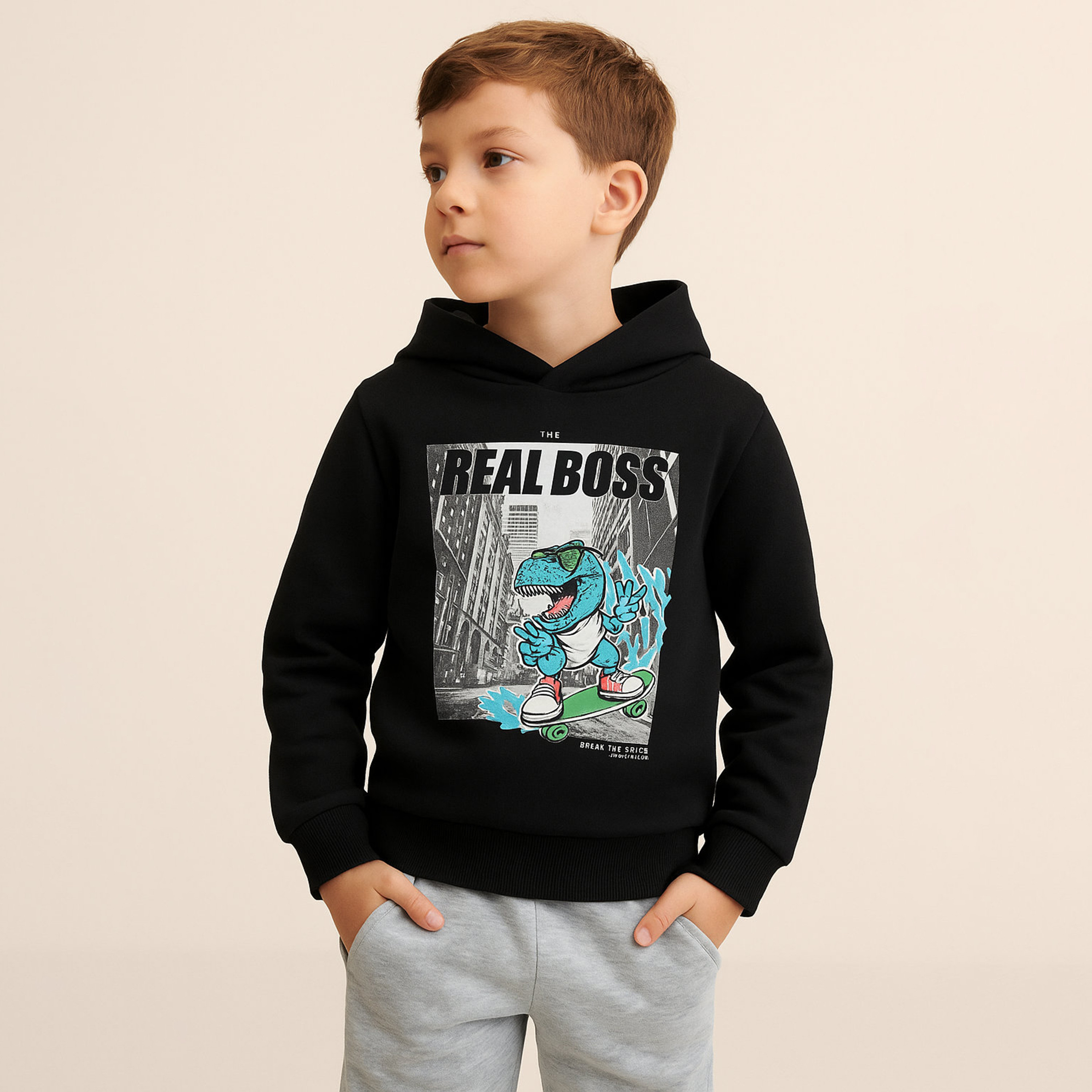 Victor and Jane REAL BOSS Printed Hoodie-boys-clothing-sweatshirts-image-3