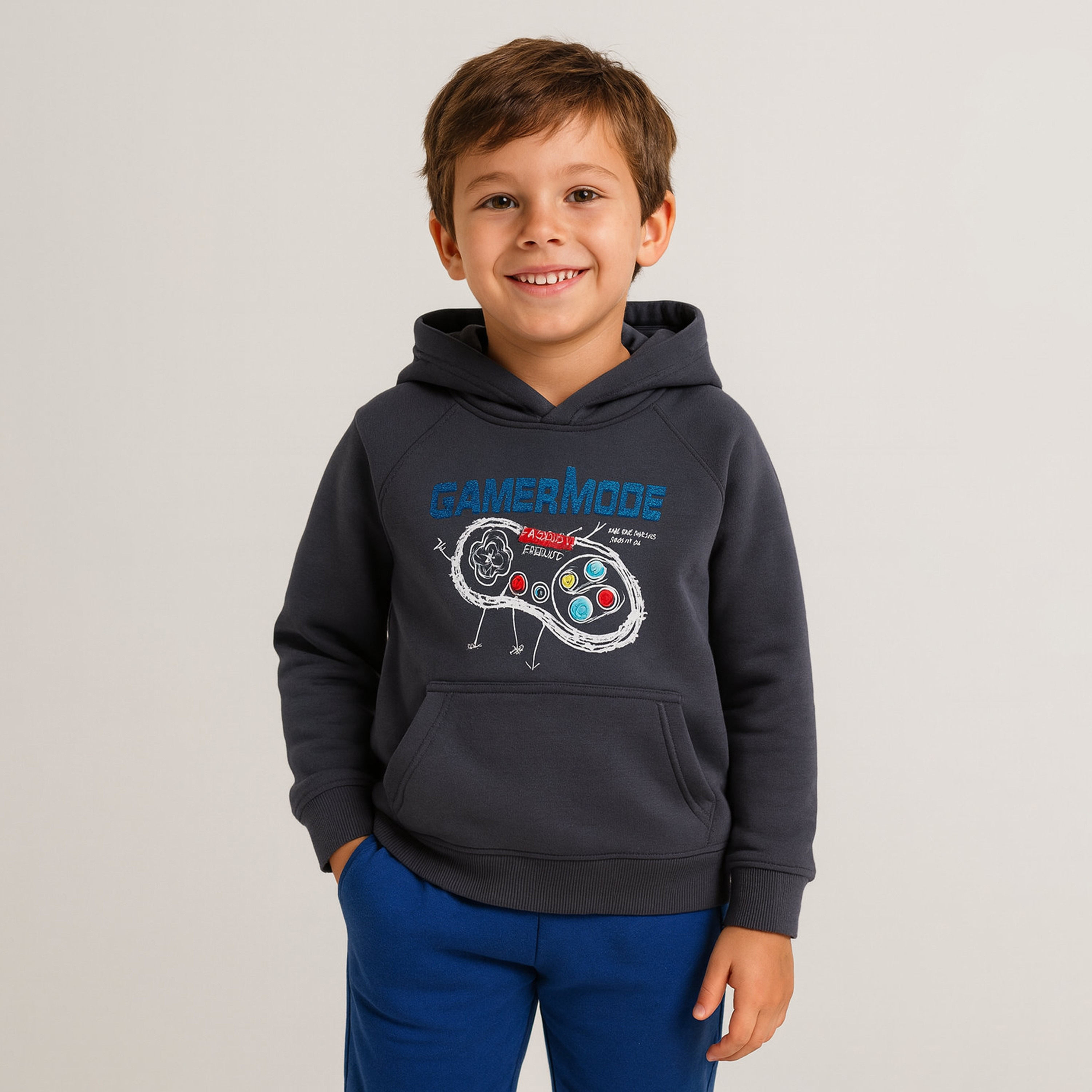 هودي بطبعة جيمر مود من فيكتور اند جين-boys-clothing-sweatshirts-image-1