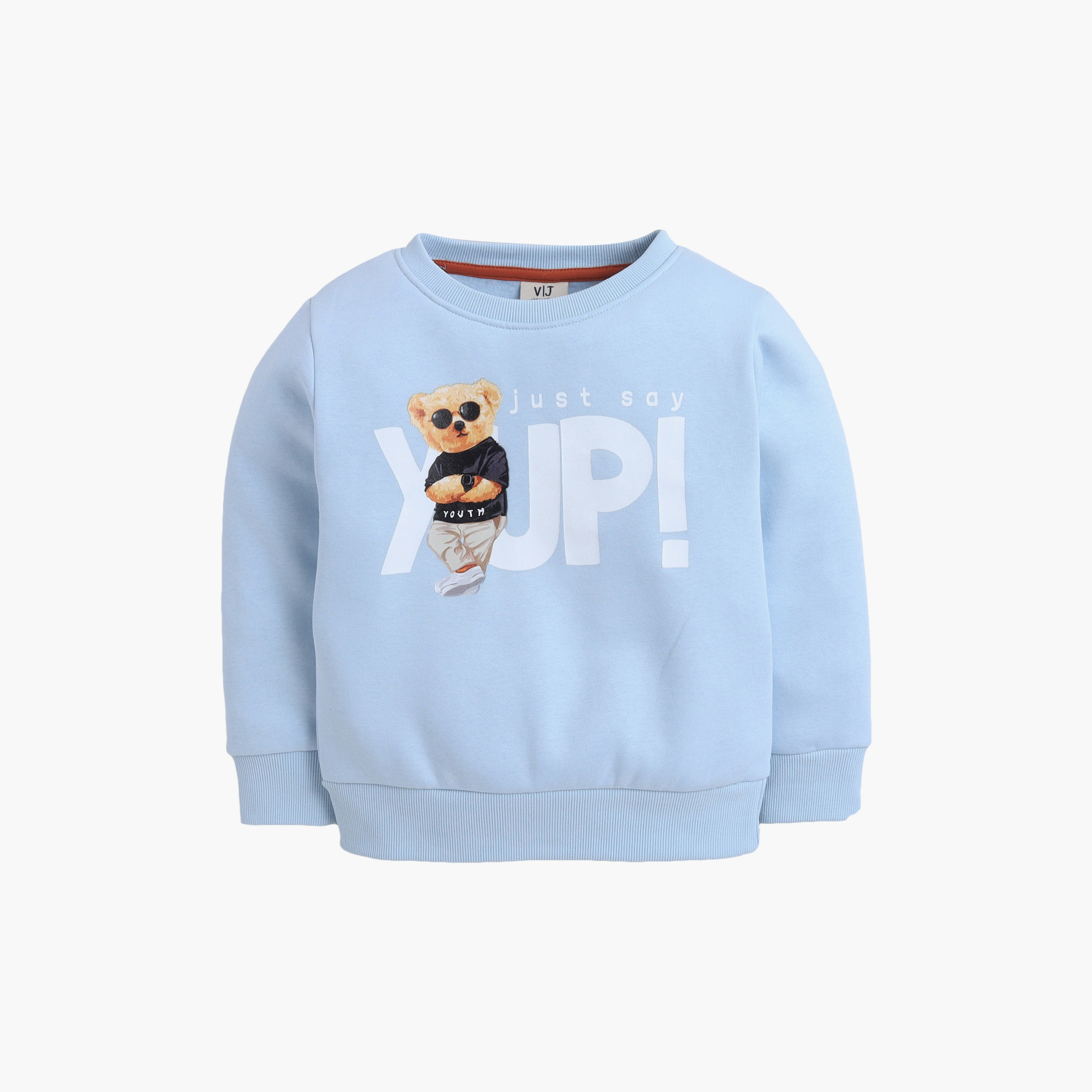 Victor and Jane Just Say YUP Printed Sweatshirt-boys-clothing-sweatshirts-image-3