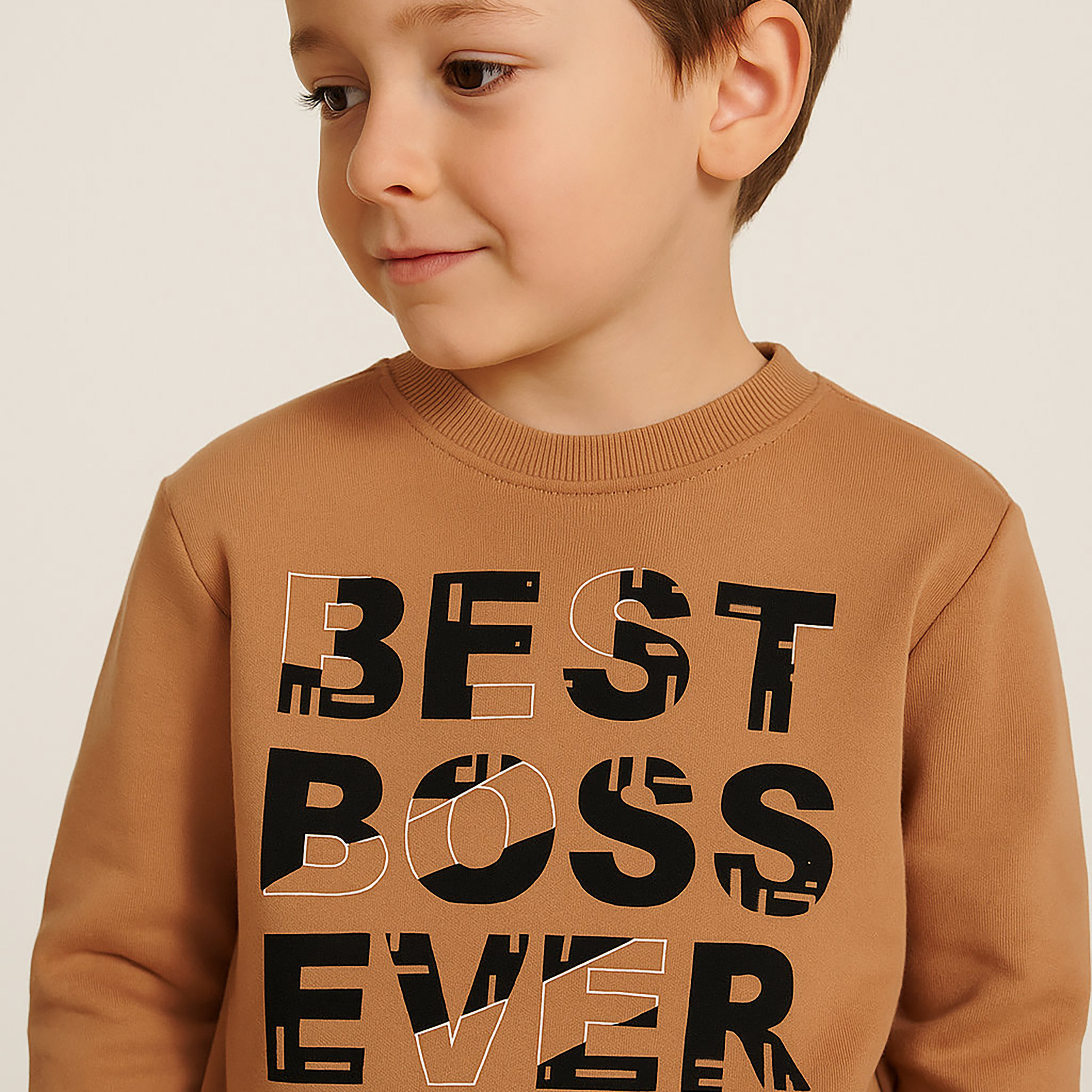 Victor and Jane BEST BOSS EVER Printed Sweatshirt-boys-clothing-sweatshirts-image-4