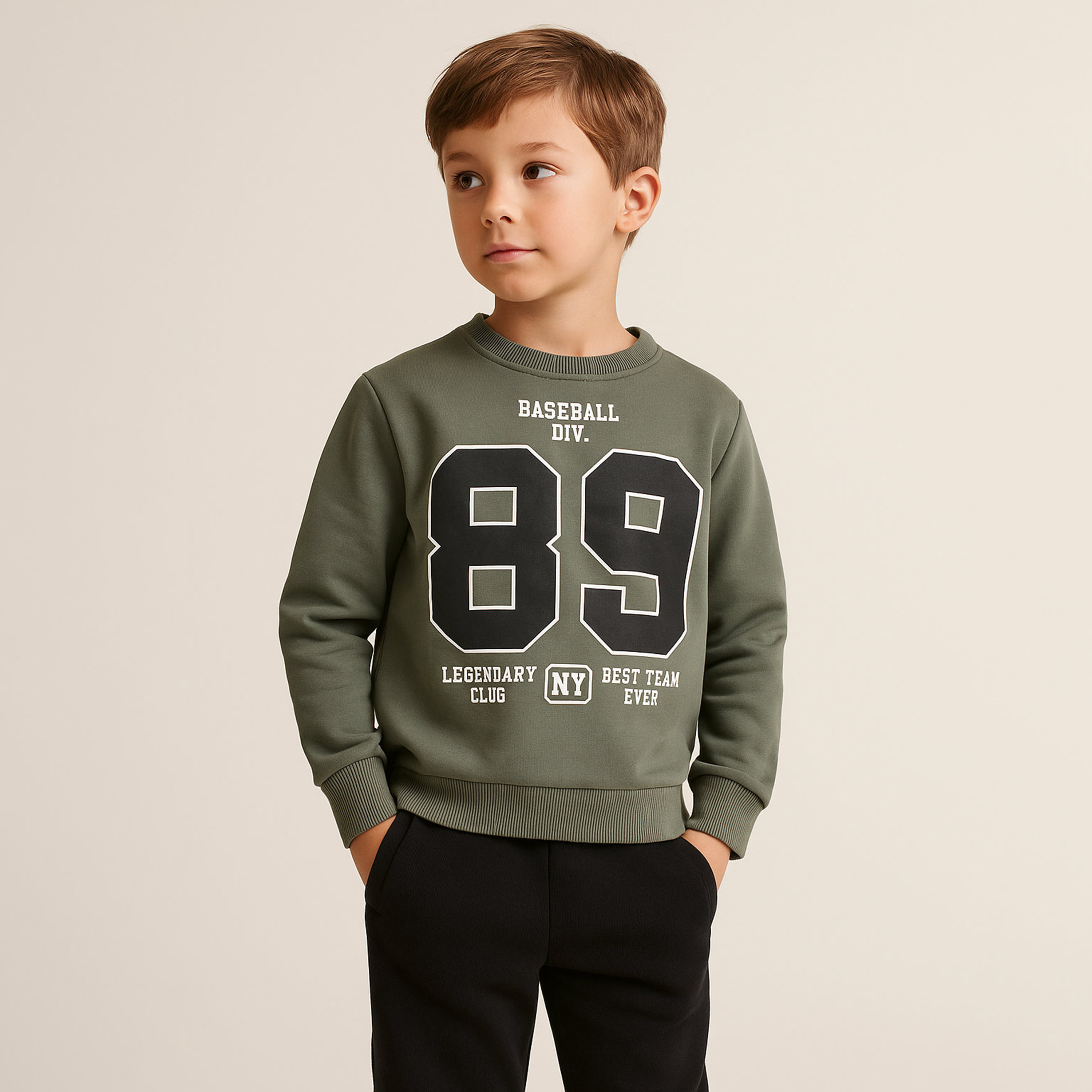 سويت شيرت بطبعة 89 بيسبول كلاب من فيكتور اند جين-boys-clothing-sweatshirts-image-1