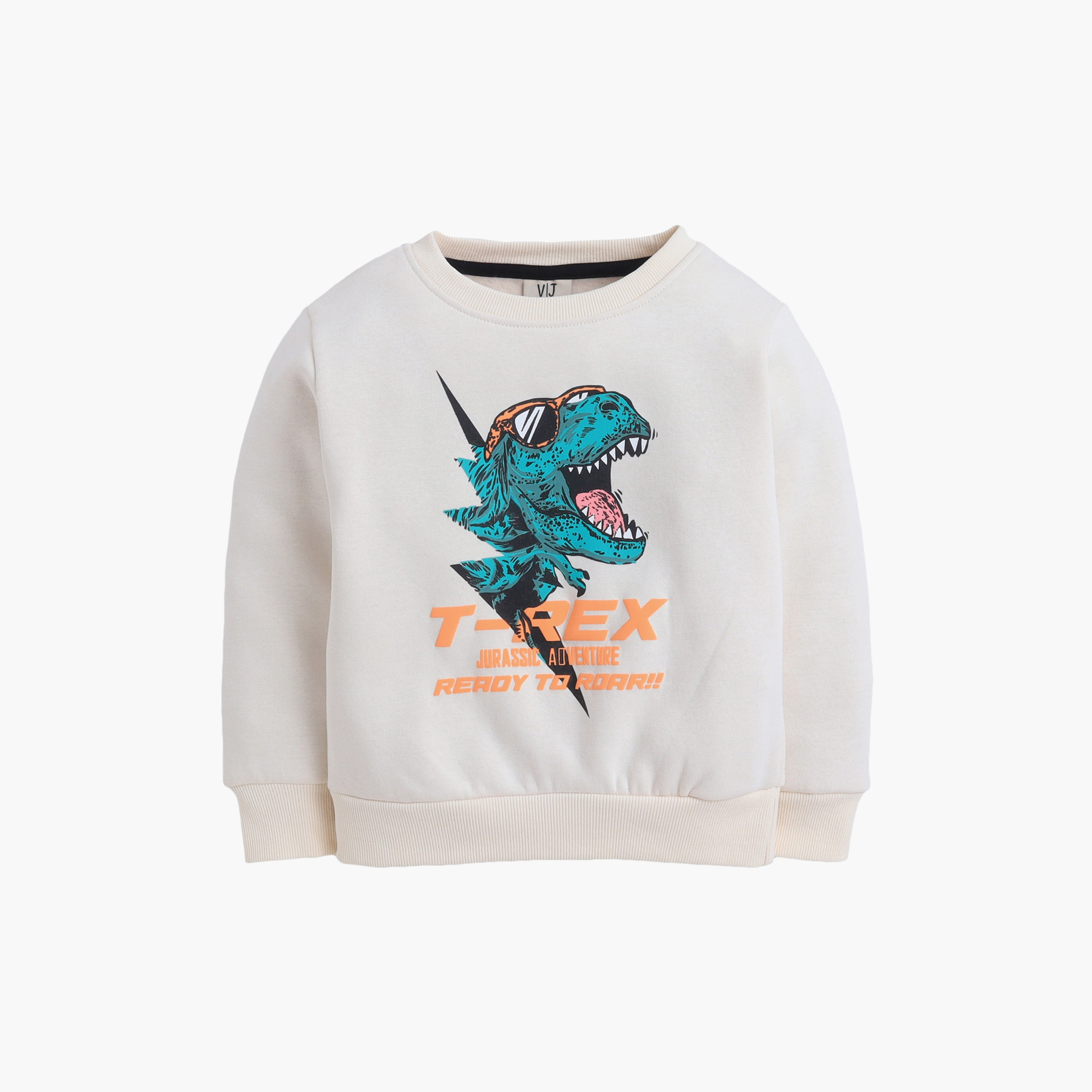 سويت شيرت بطبعة تي-ريكس أدفنشر من فيكتور اند جين-boys-clothing-sweatshirts-image-2