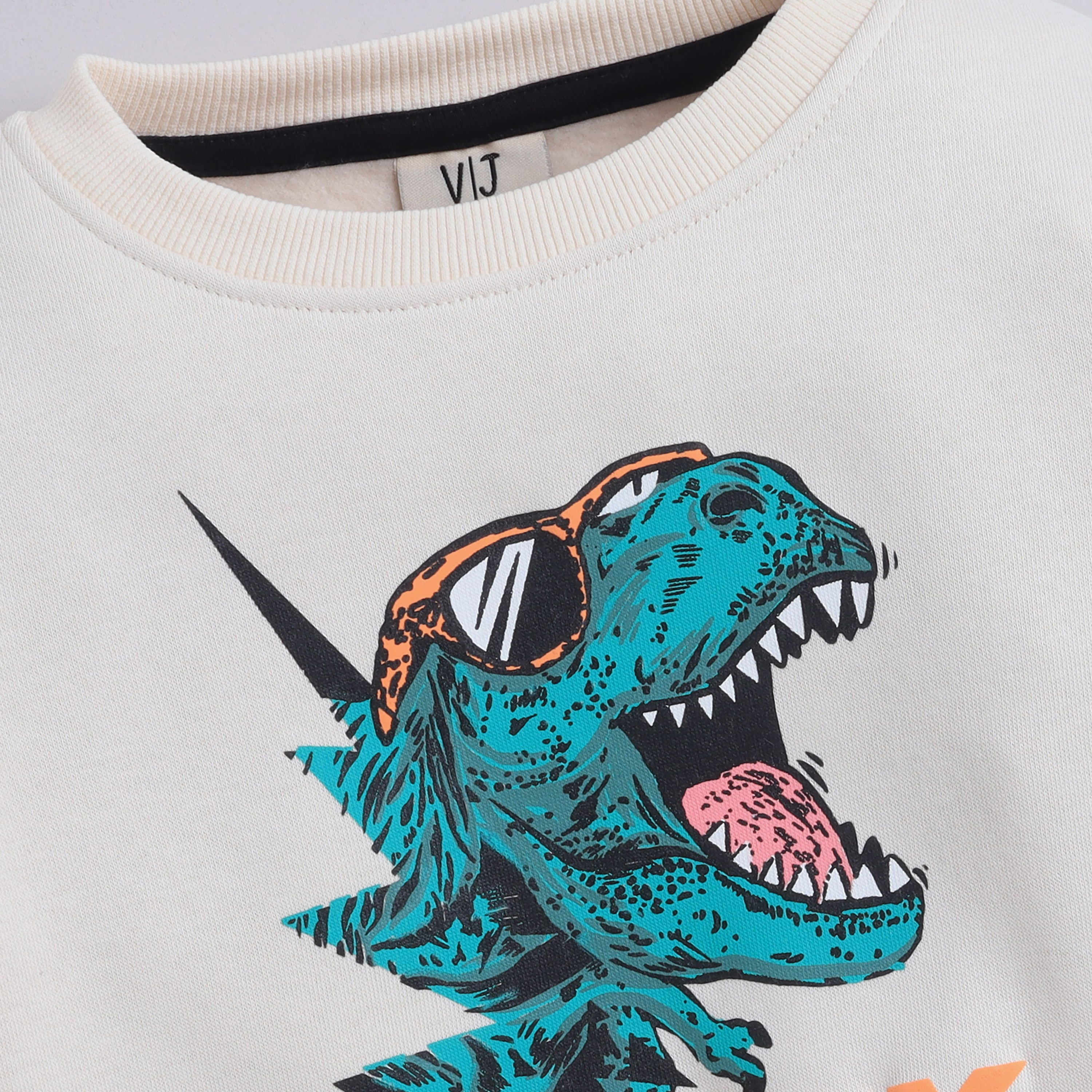 Victor and Jane T-REX Adventure Printed Sweatshirt-boys-clothing-sweatshirts-image-6
