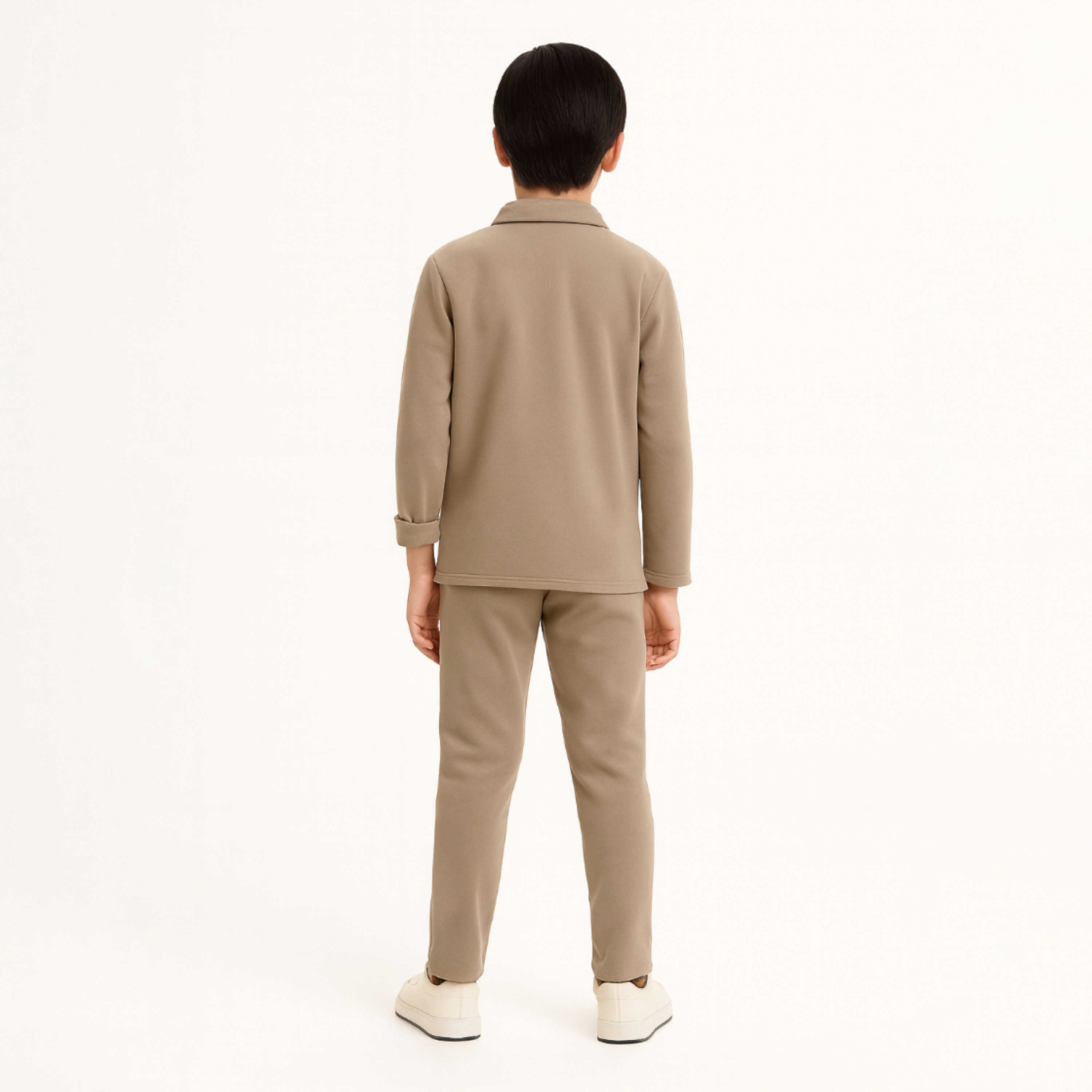 طقم من قطعتين سويت شيرت سادة مع بنطلون من فيكتور اند جين-baby-boys-clothing-winterwear-setsandcoords-image-2